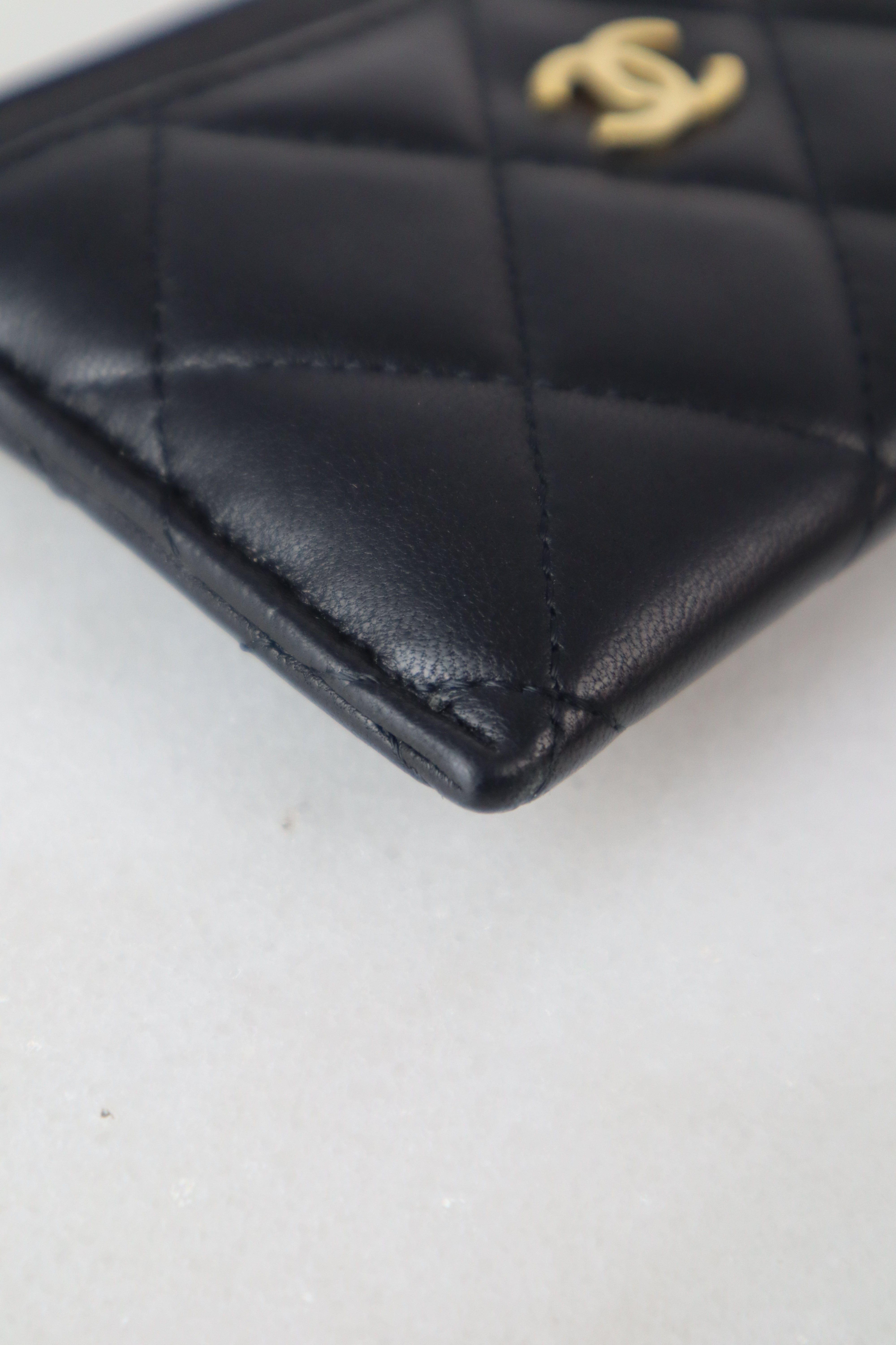 Chanel Black Card Holder
