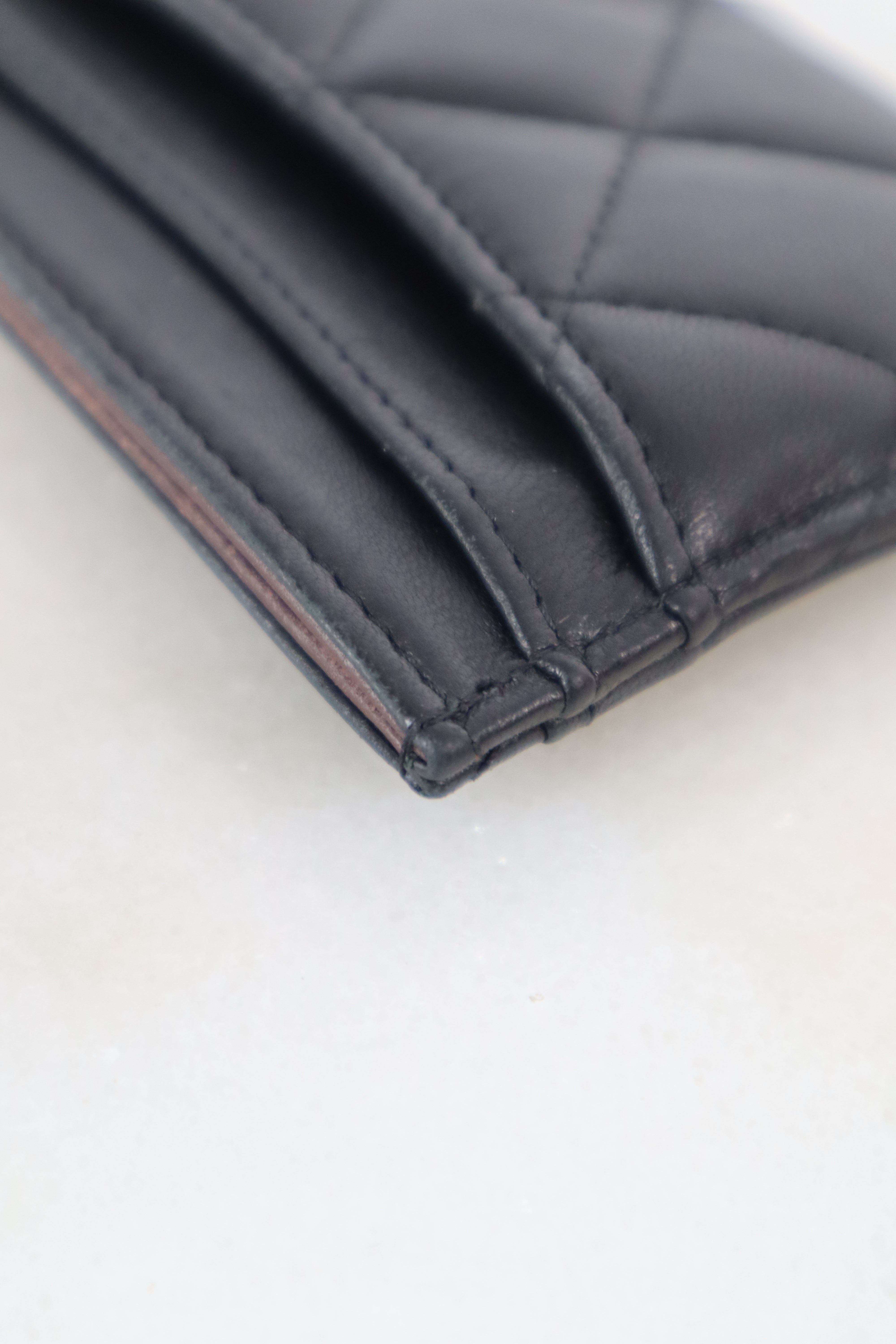 Chanel Black Card Holder