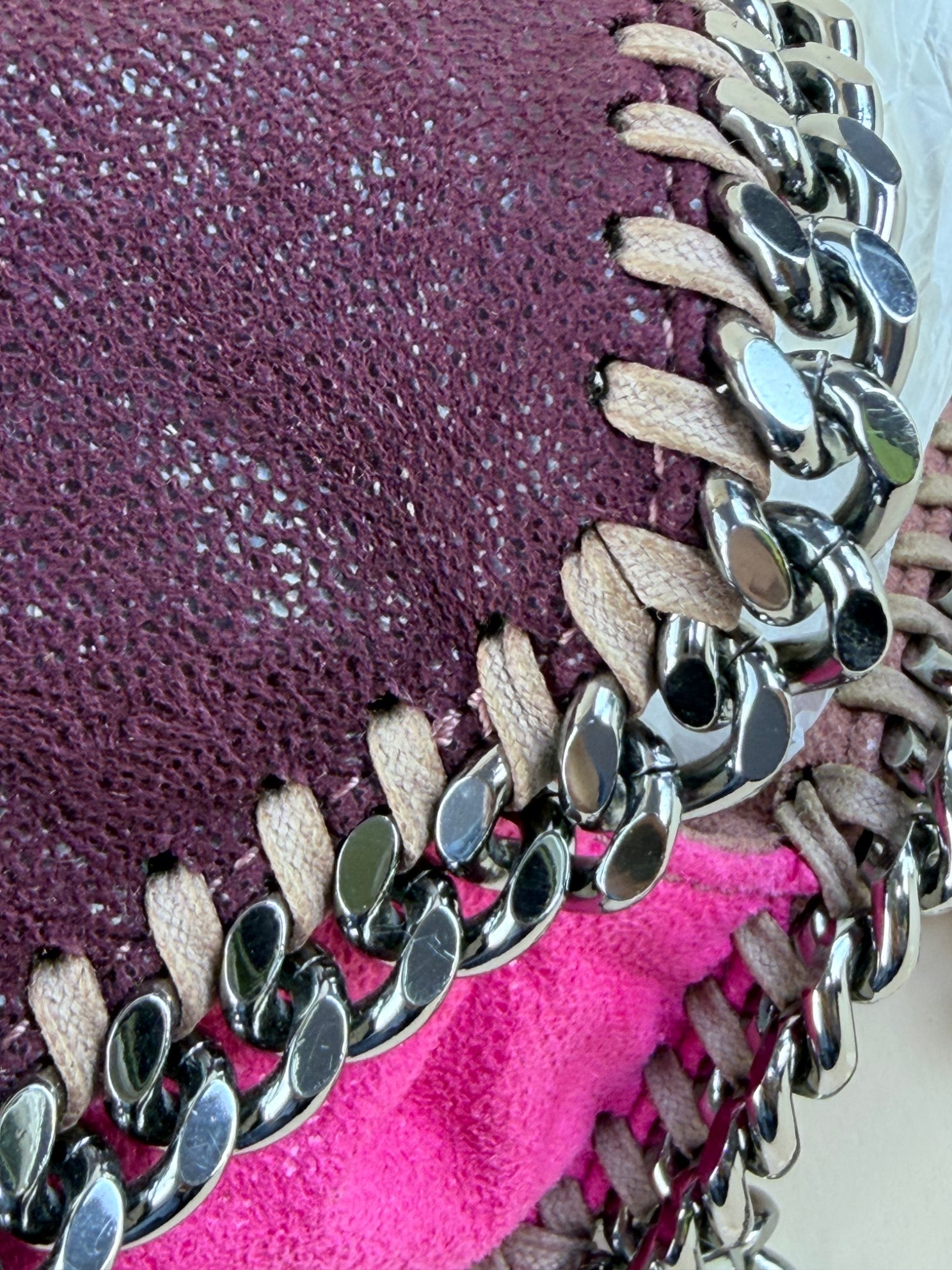 Stella Mccartney Tricolor Falabella Fold Over Bag