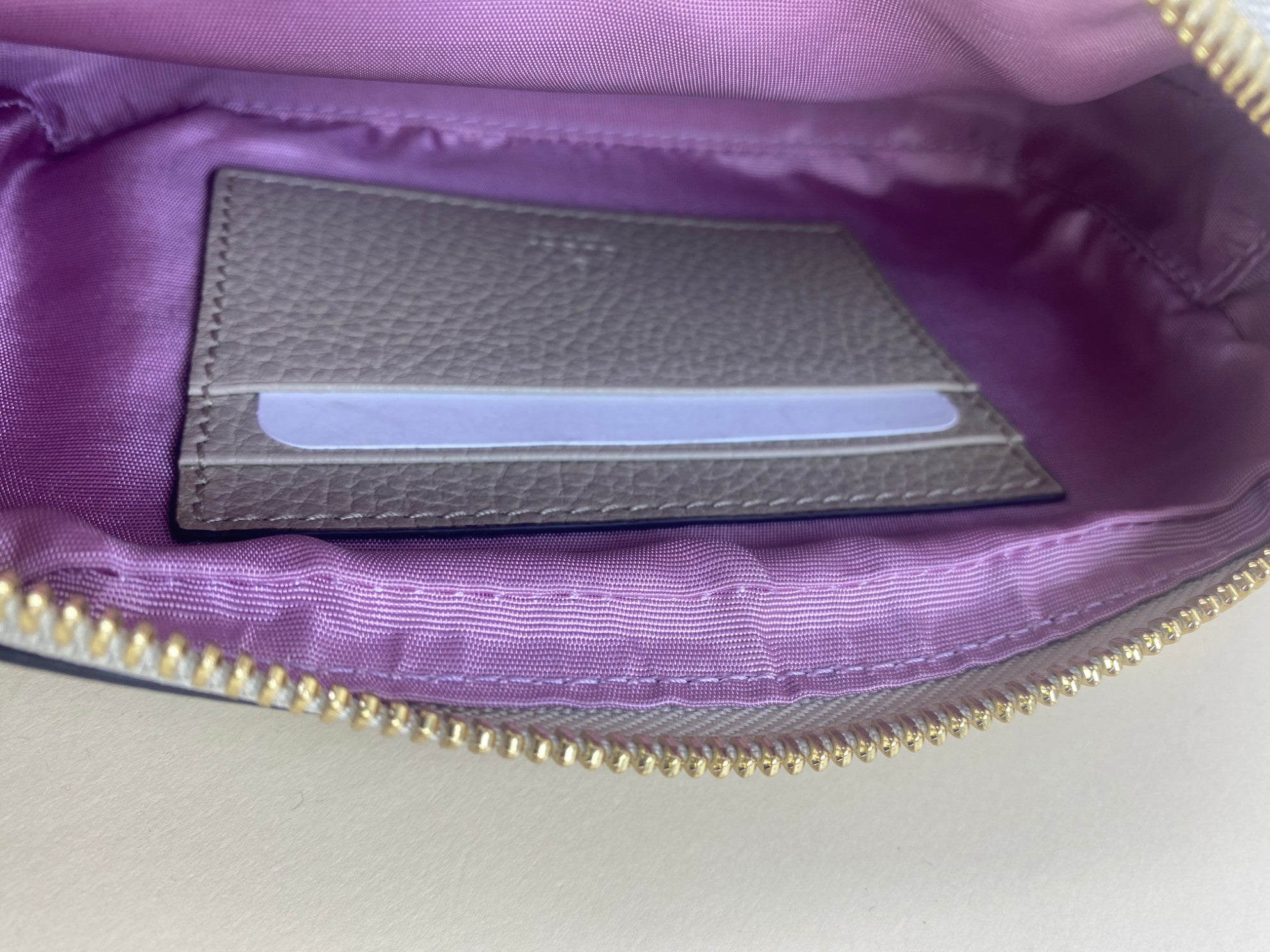 Gucci Beige GG Marmont Mini Camera Bag with Chain