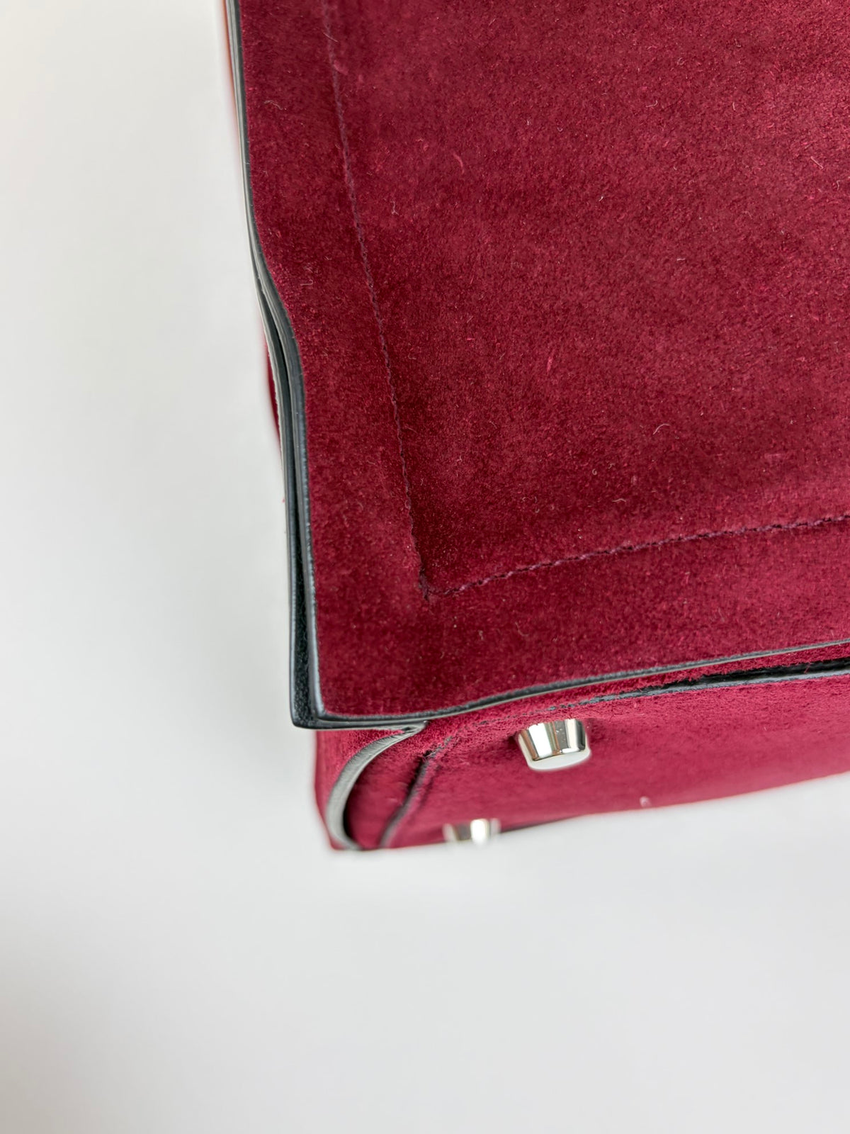 Dior Burgandy suede diorissimo large tote bag