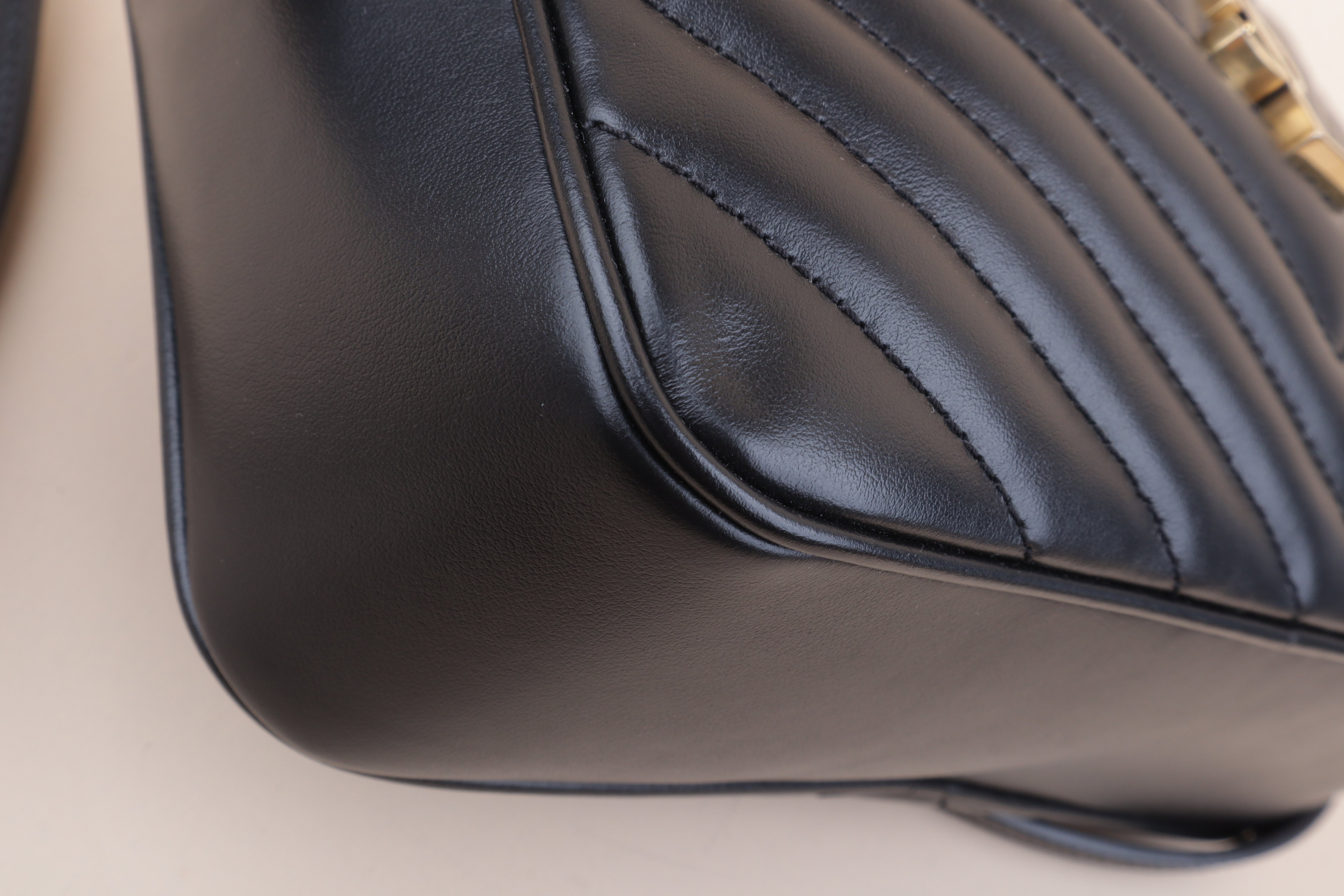 YSL Black Lou Camera Crossbody Bag
