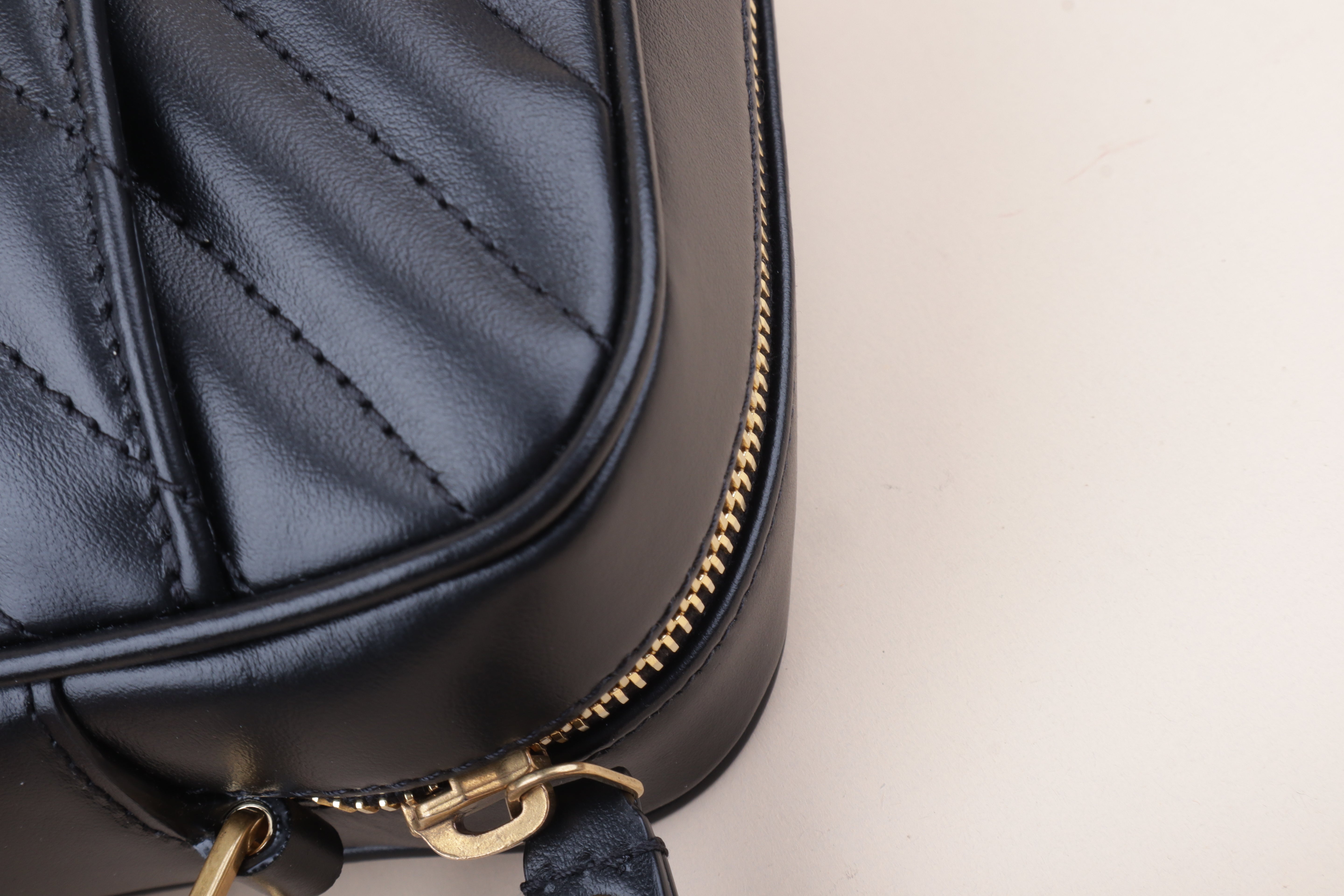 YSL Black Lou Camera Crossbody Bag