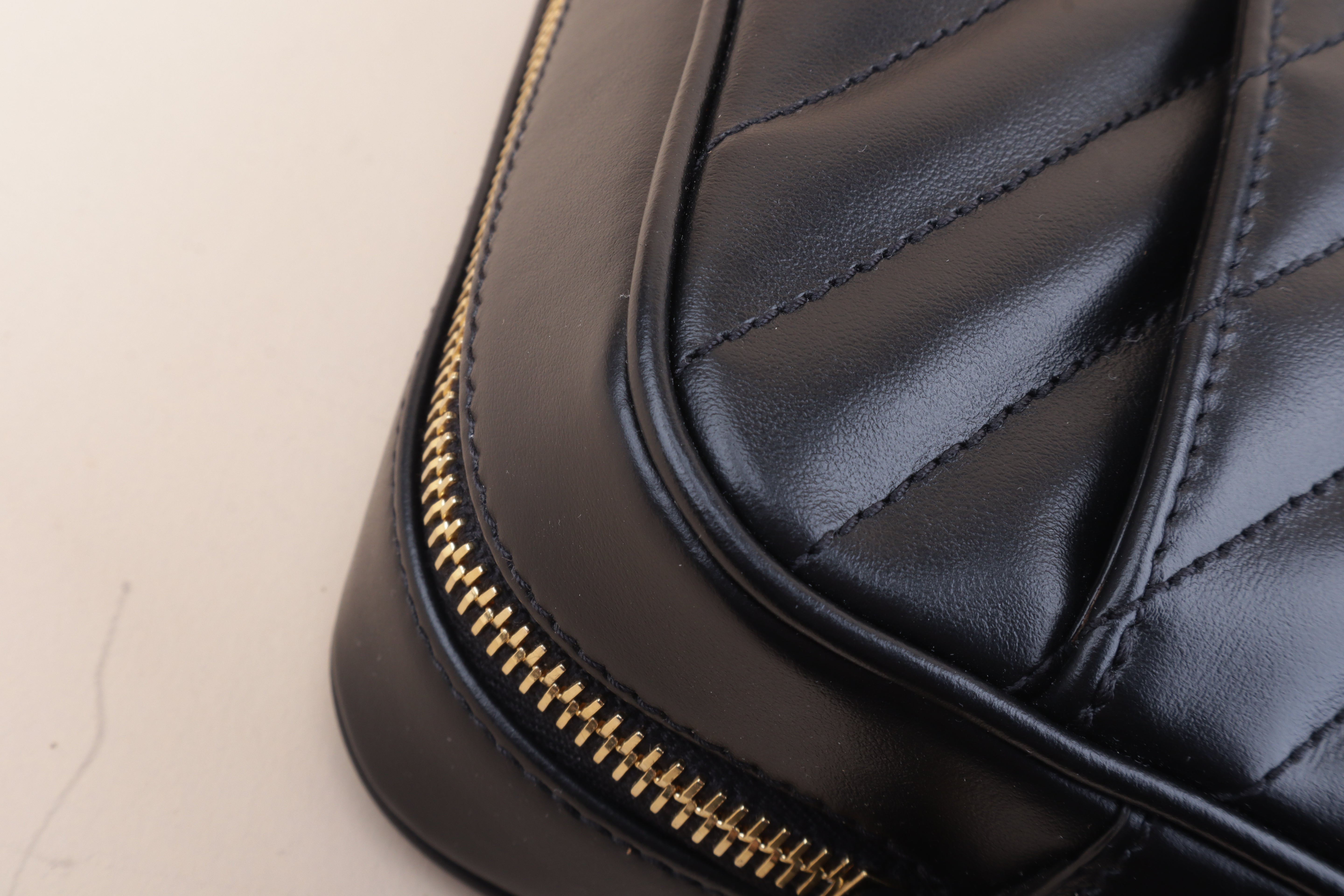 YSL Black Lou Camera Crossbody Bag