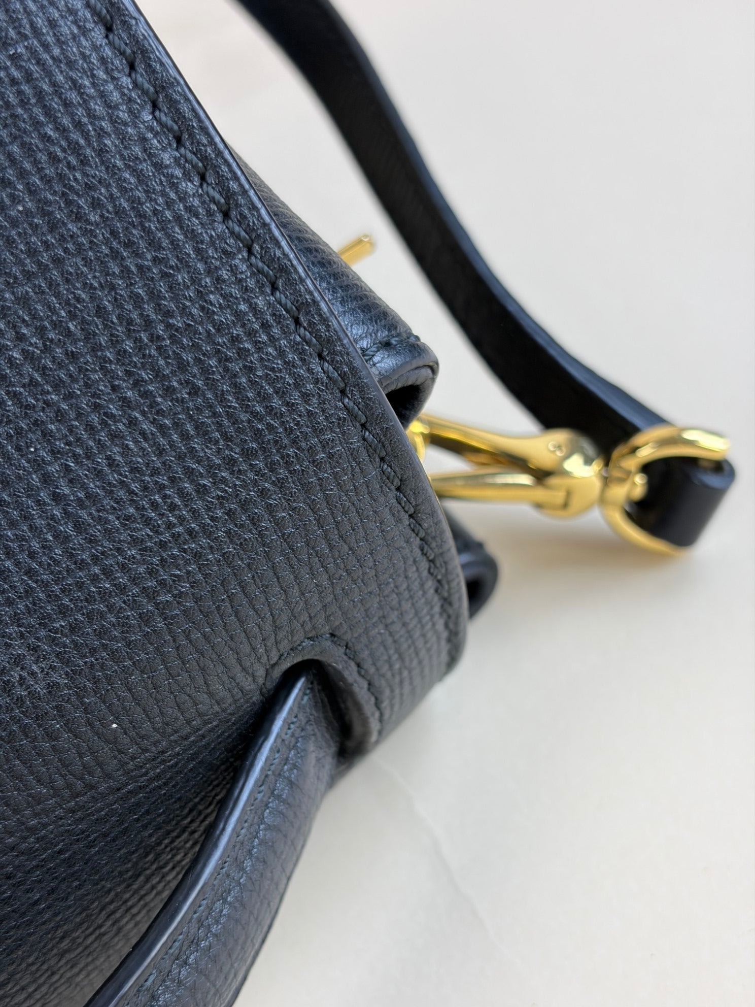 Burberry black Derby House Check Camberley Medium Satchel Bag