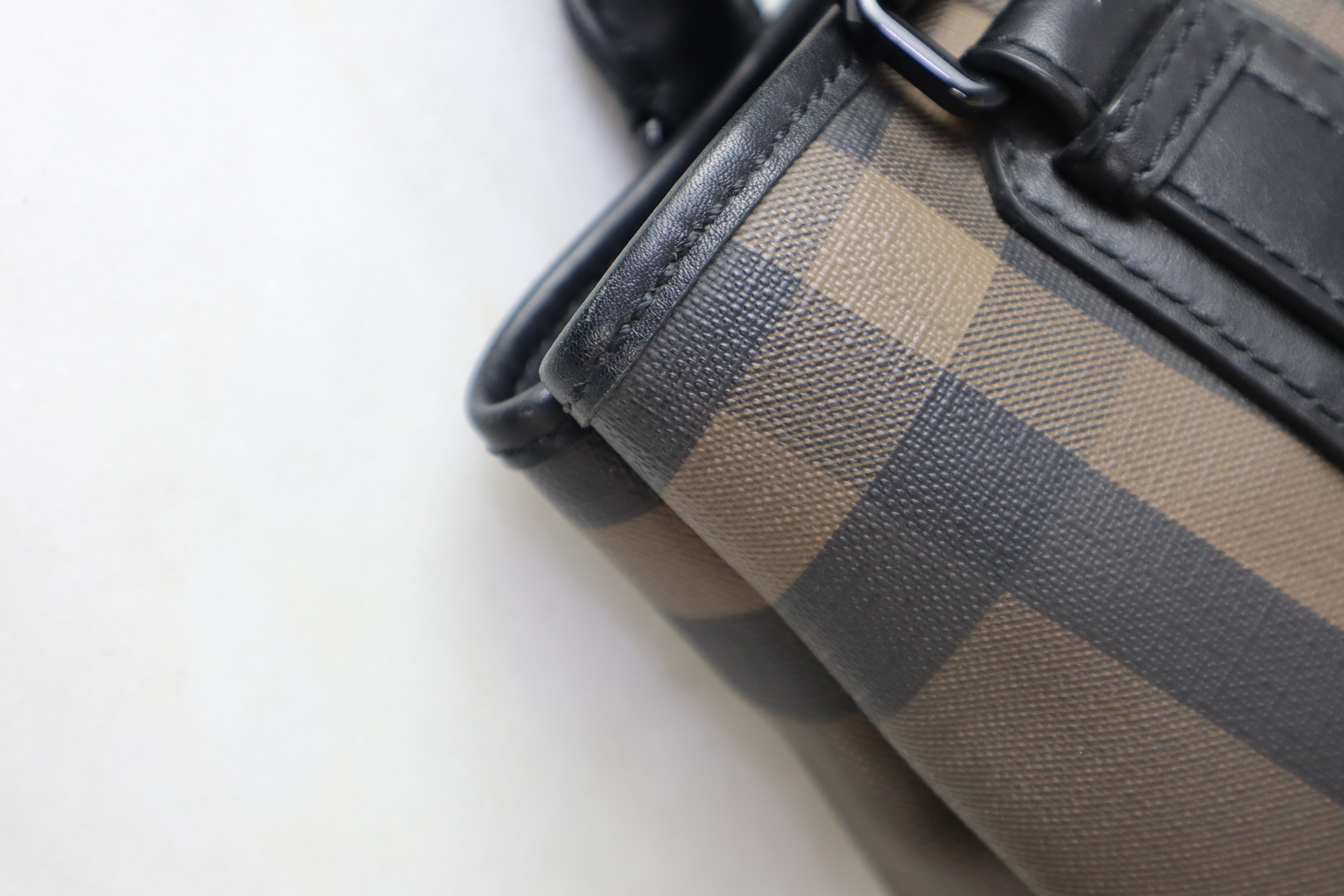 Burberry Smoked Check Shoulder Bag