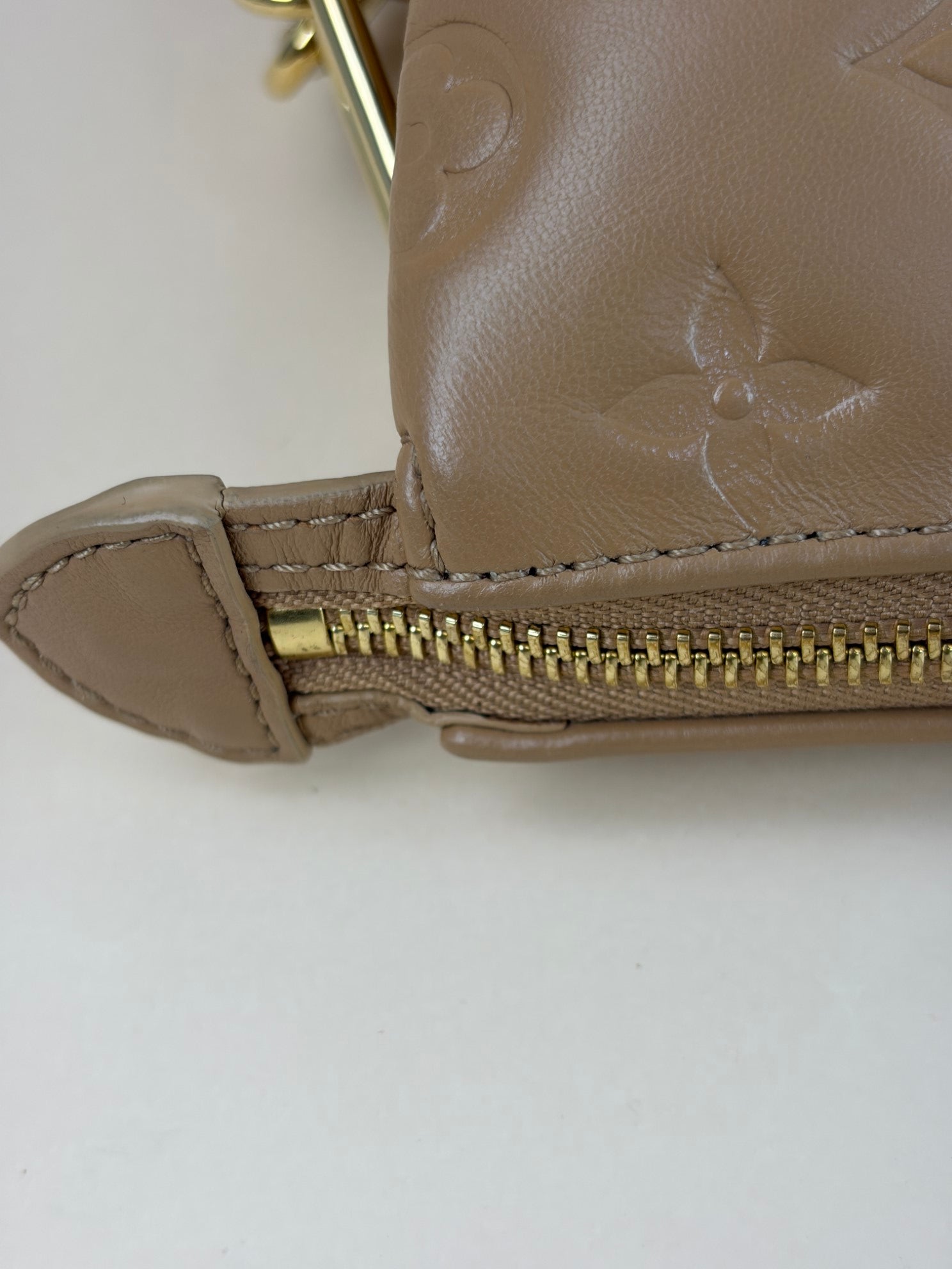 Louis Vuitton Beige Coussin PM Bag