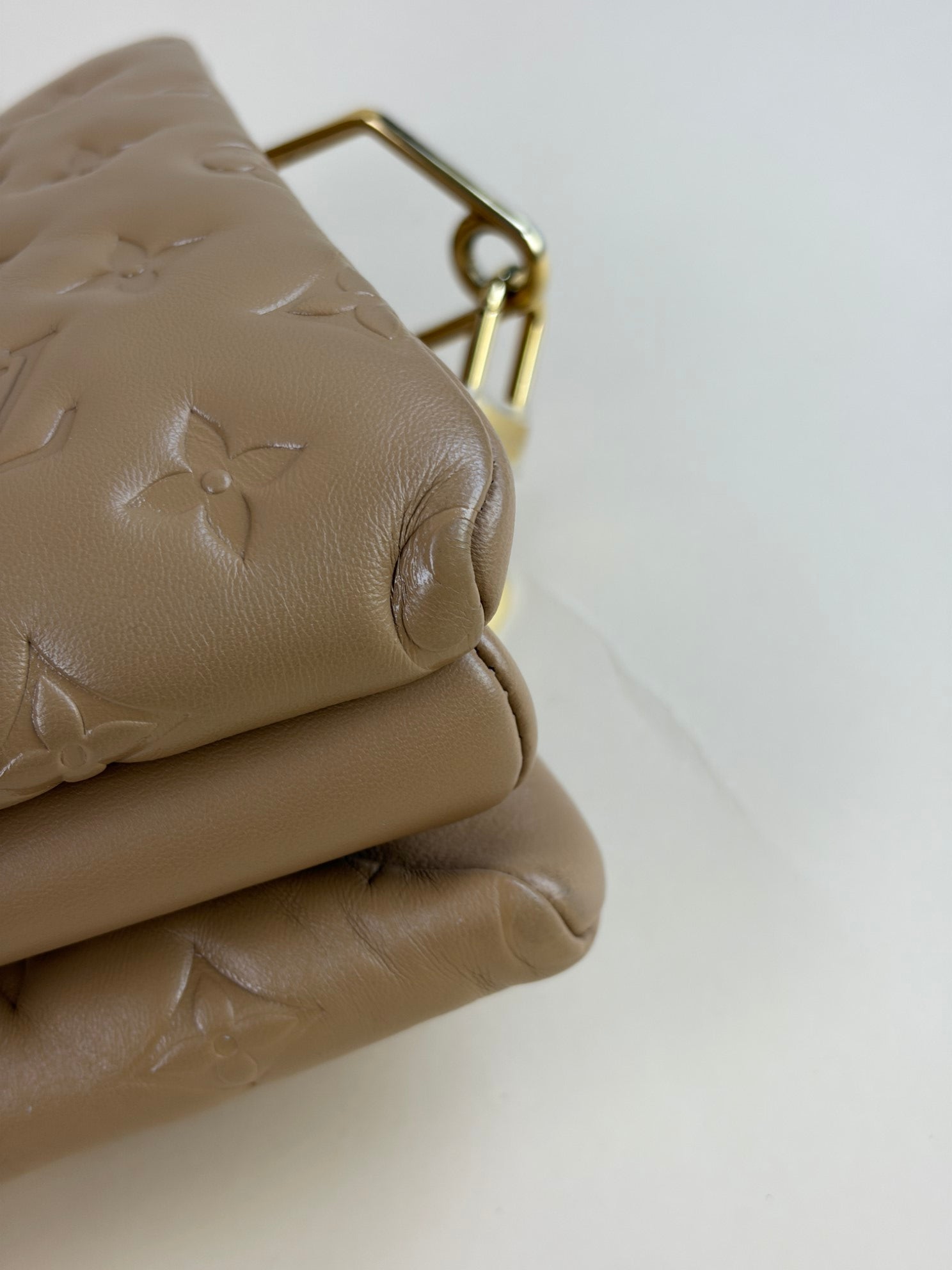 Louis Vuitton Beige Coussin PM Bag