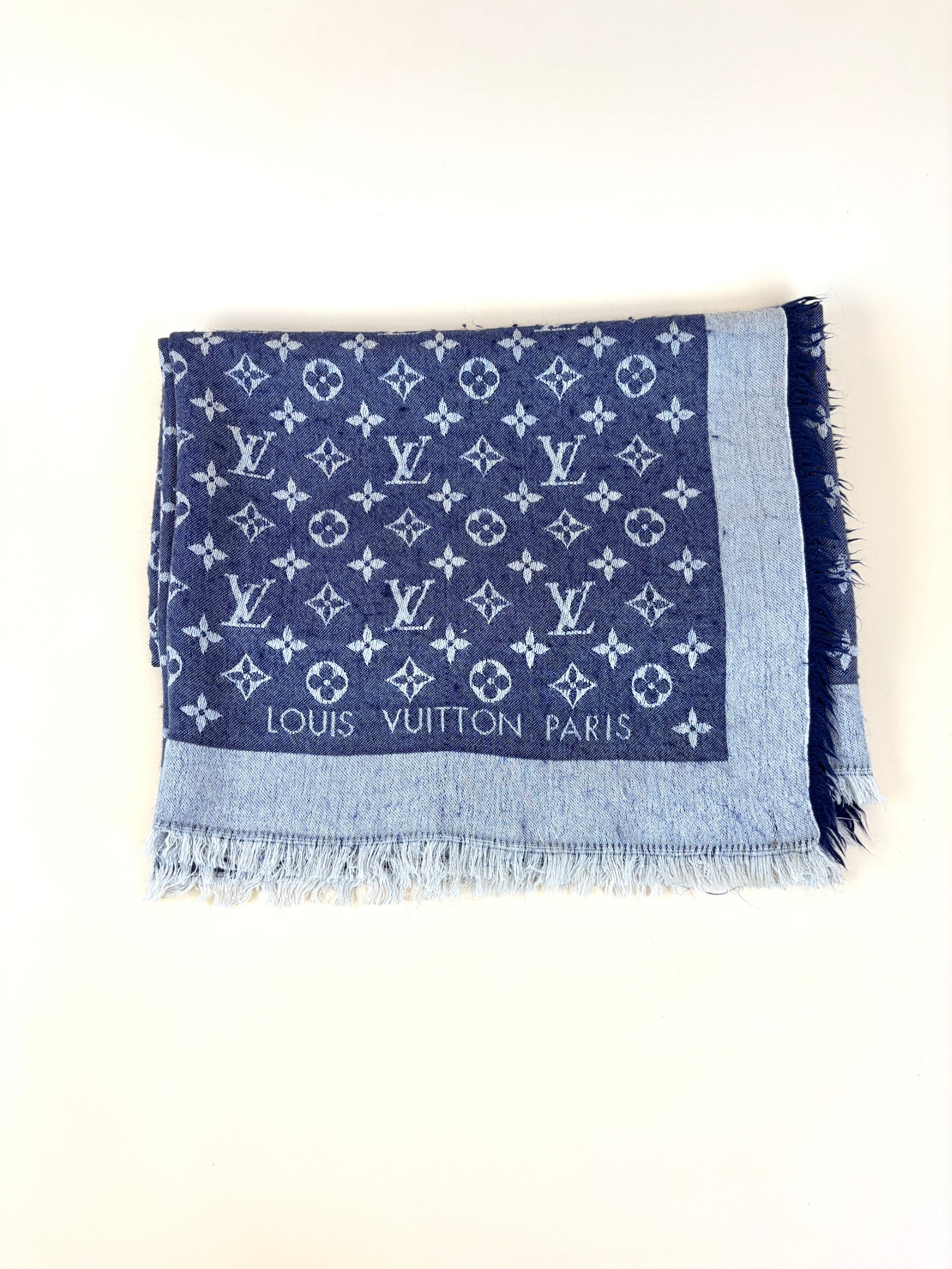 louis Vuitton blue denim monogram