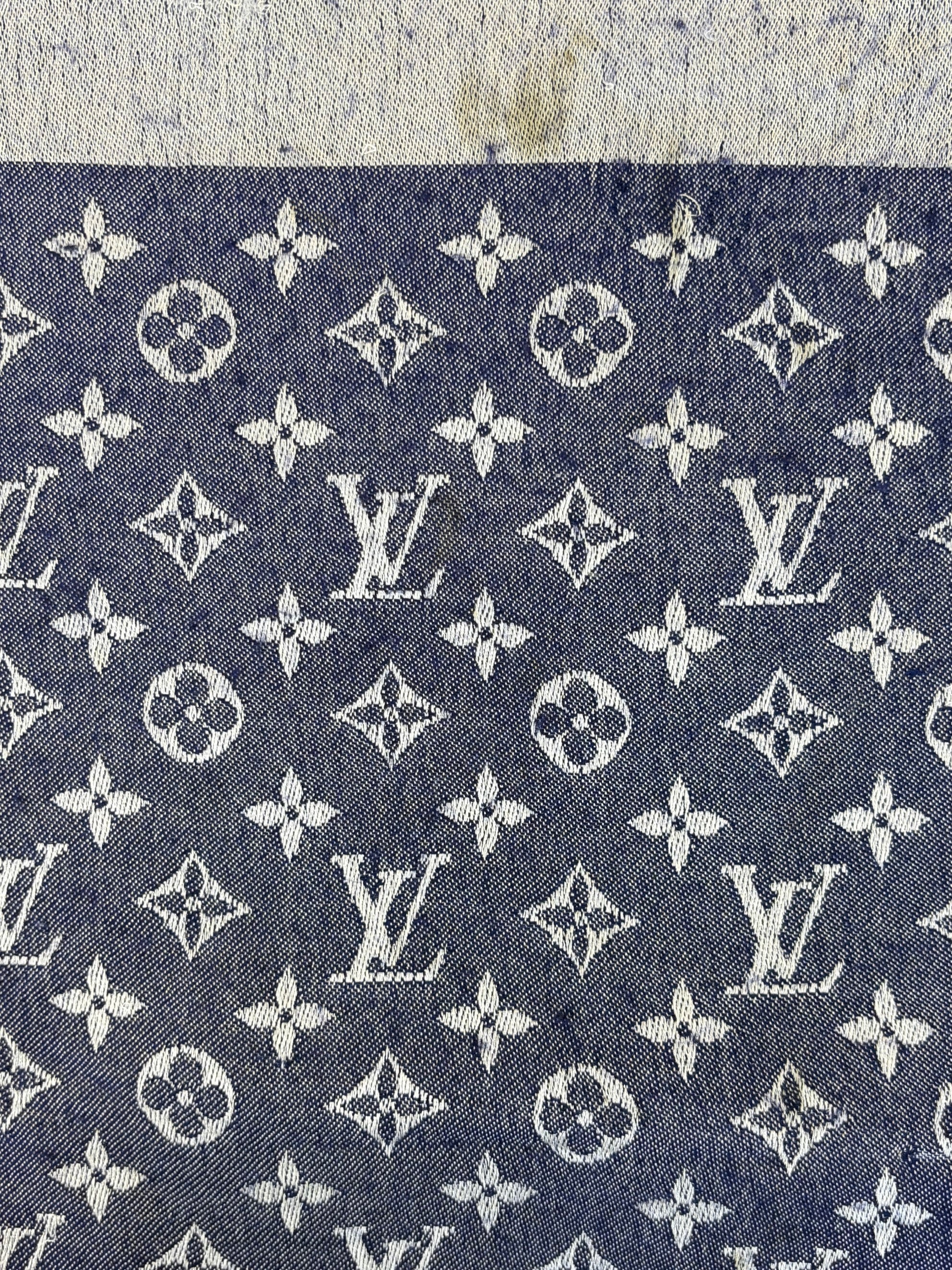 louis Vuitton blue denim monogram