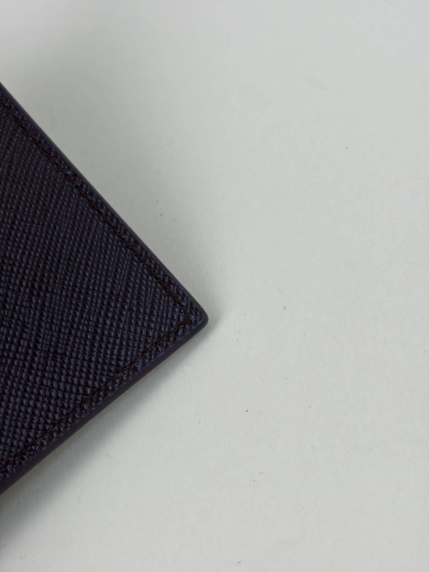 Prada Burgundy Card Holder