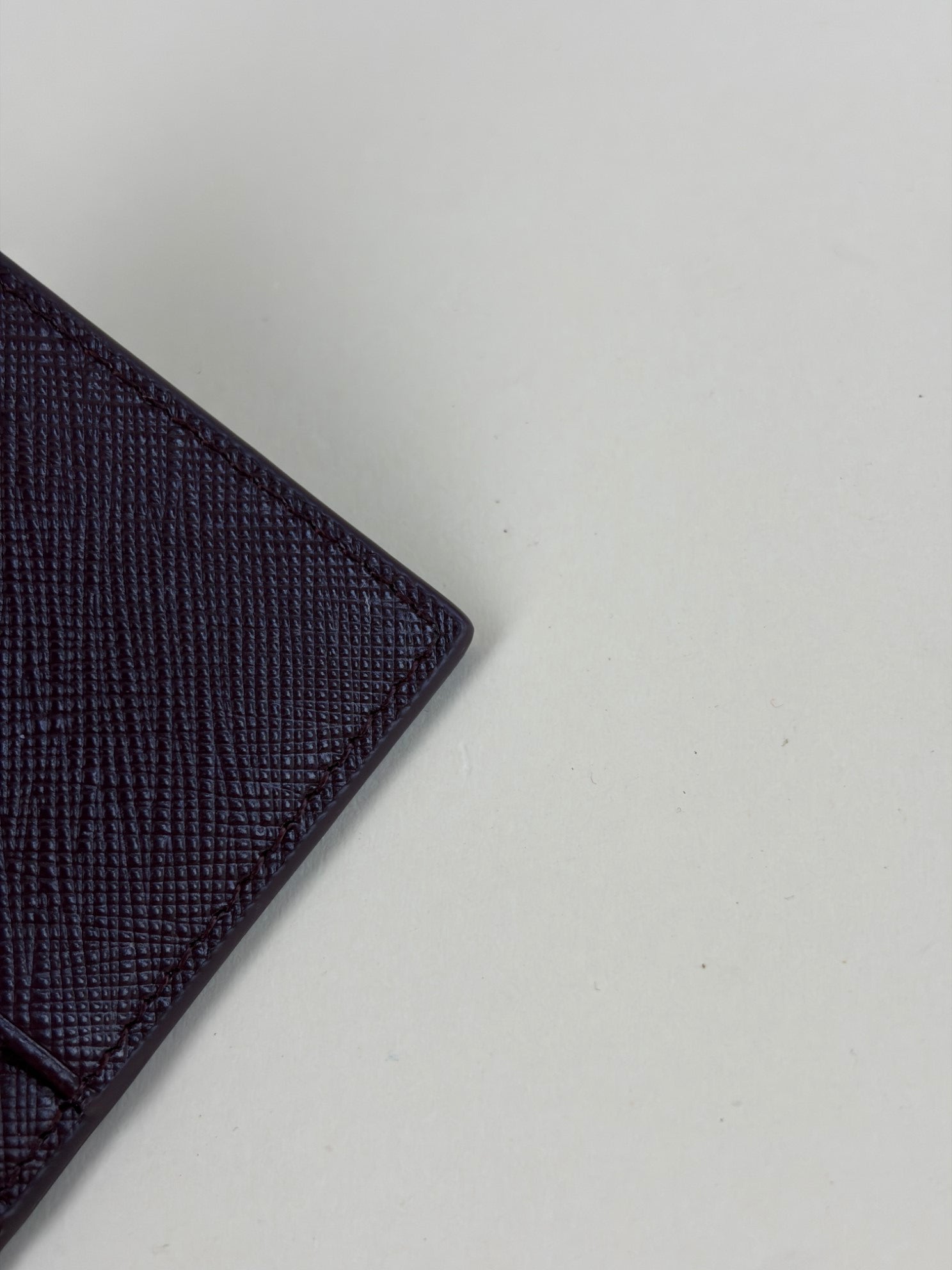 Prada Burgundy Card Holder