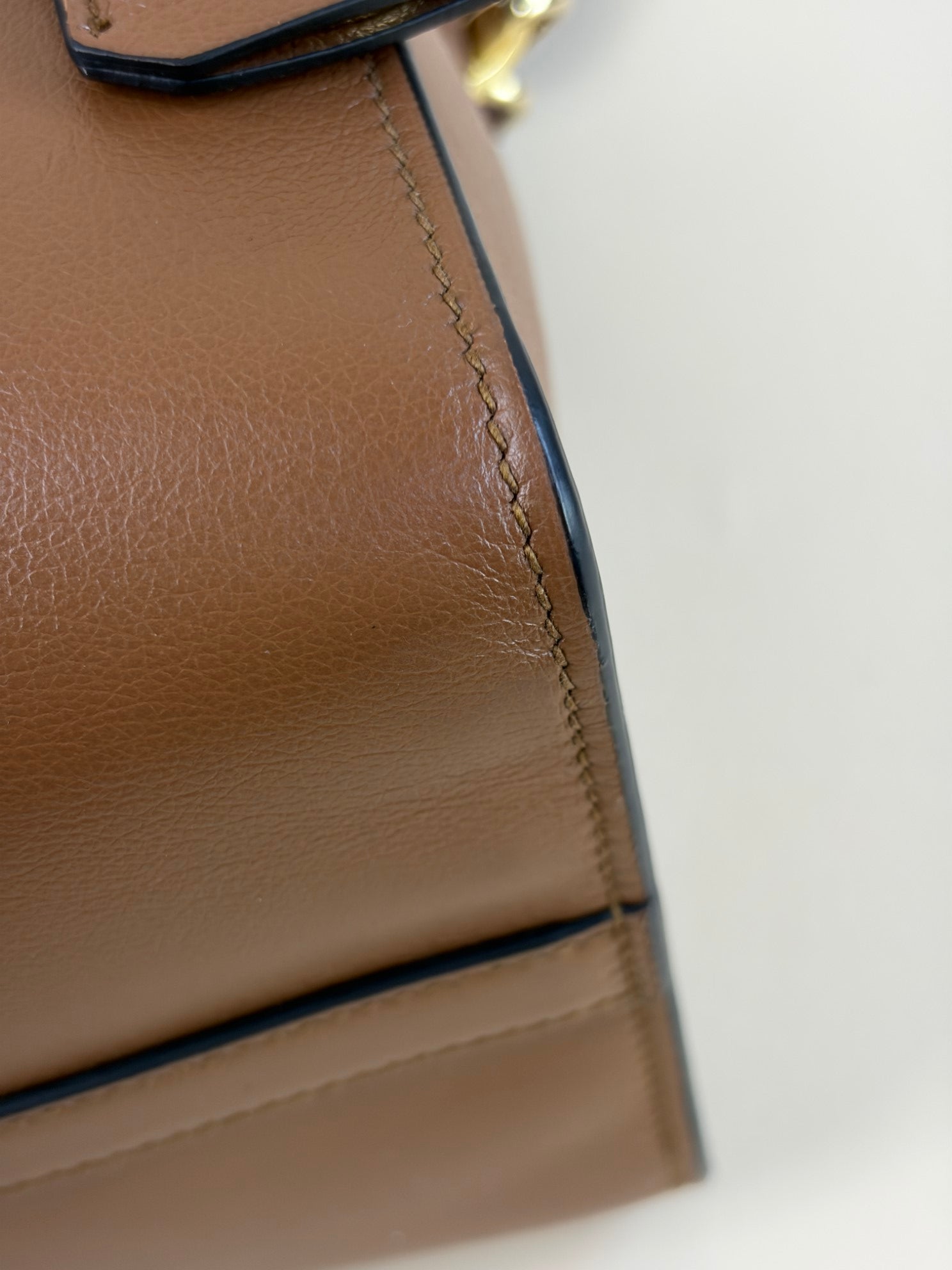 Prada Camel Limited Twin Pocket Small Tote Bag