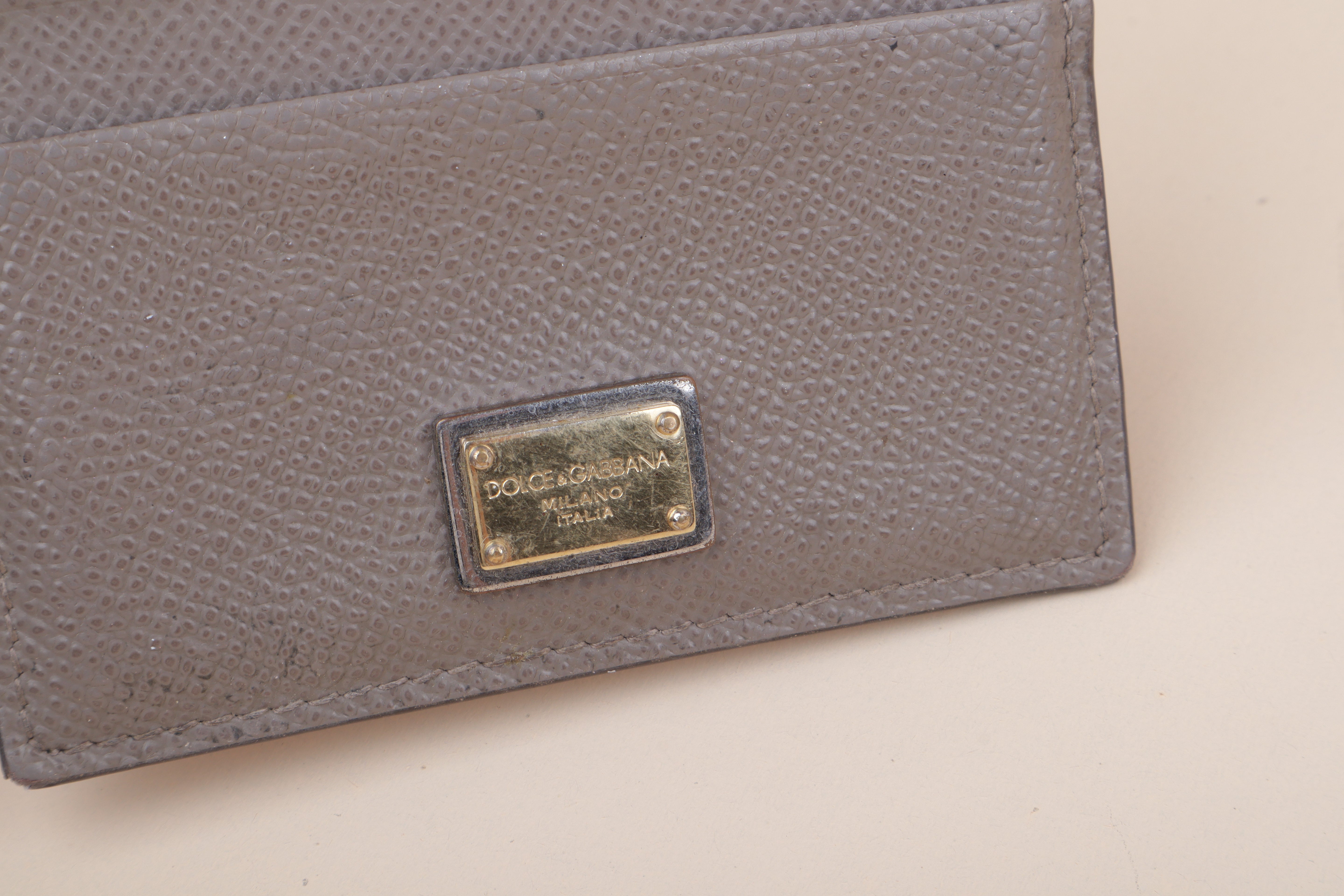 Dolce & Gabbana Beige Card Holder