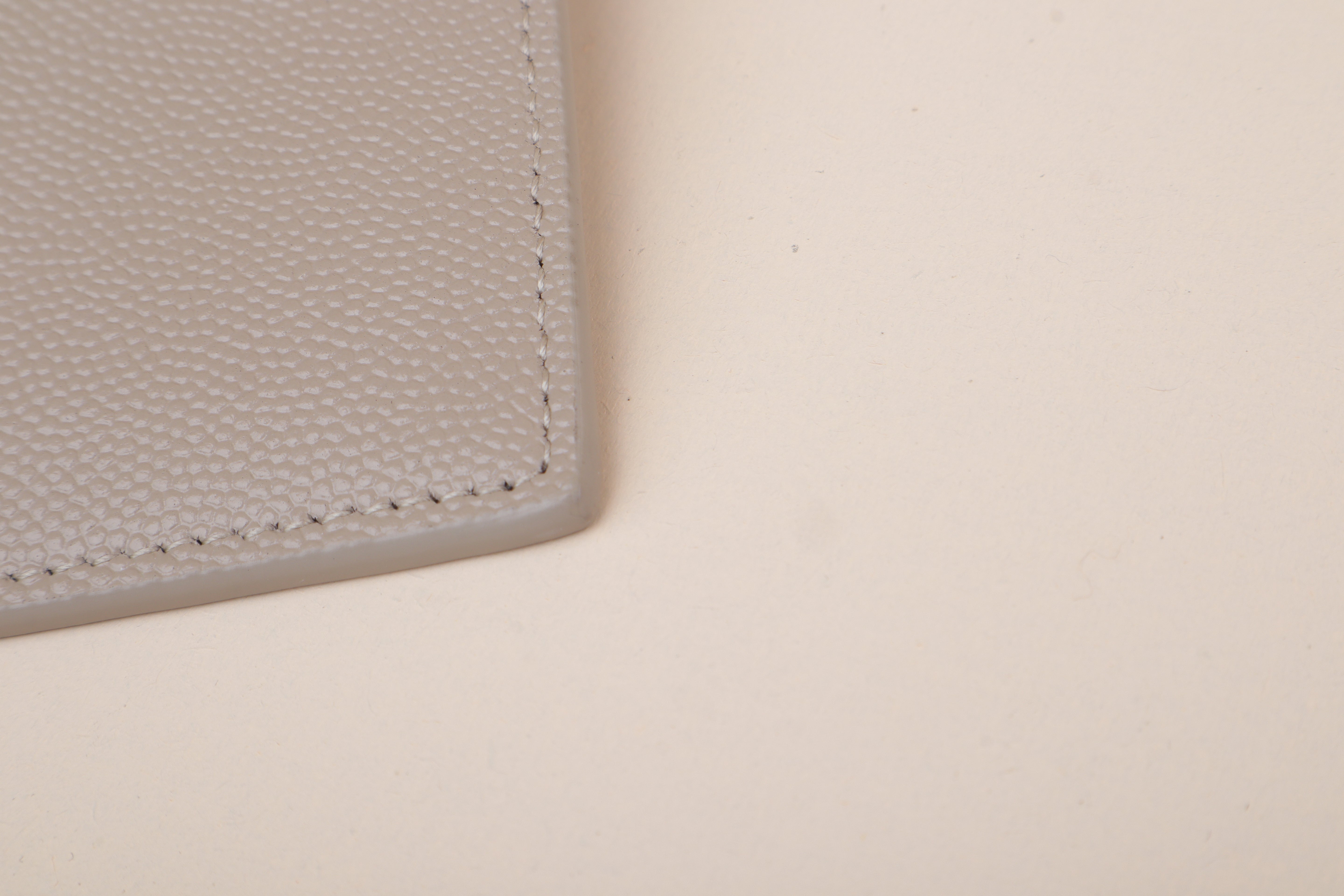 YSL Beige Uptown Pouch