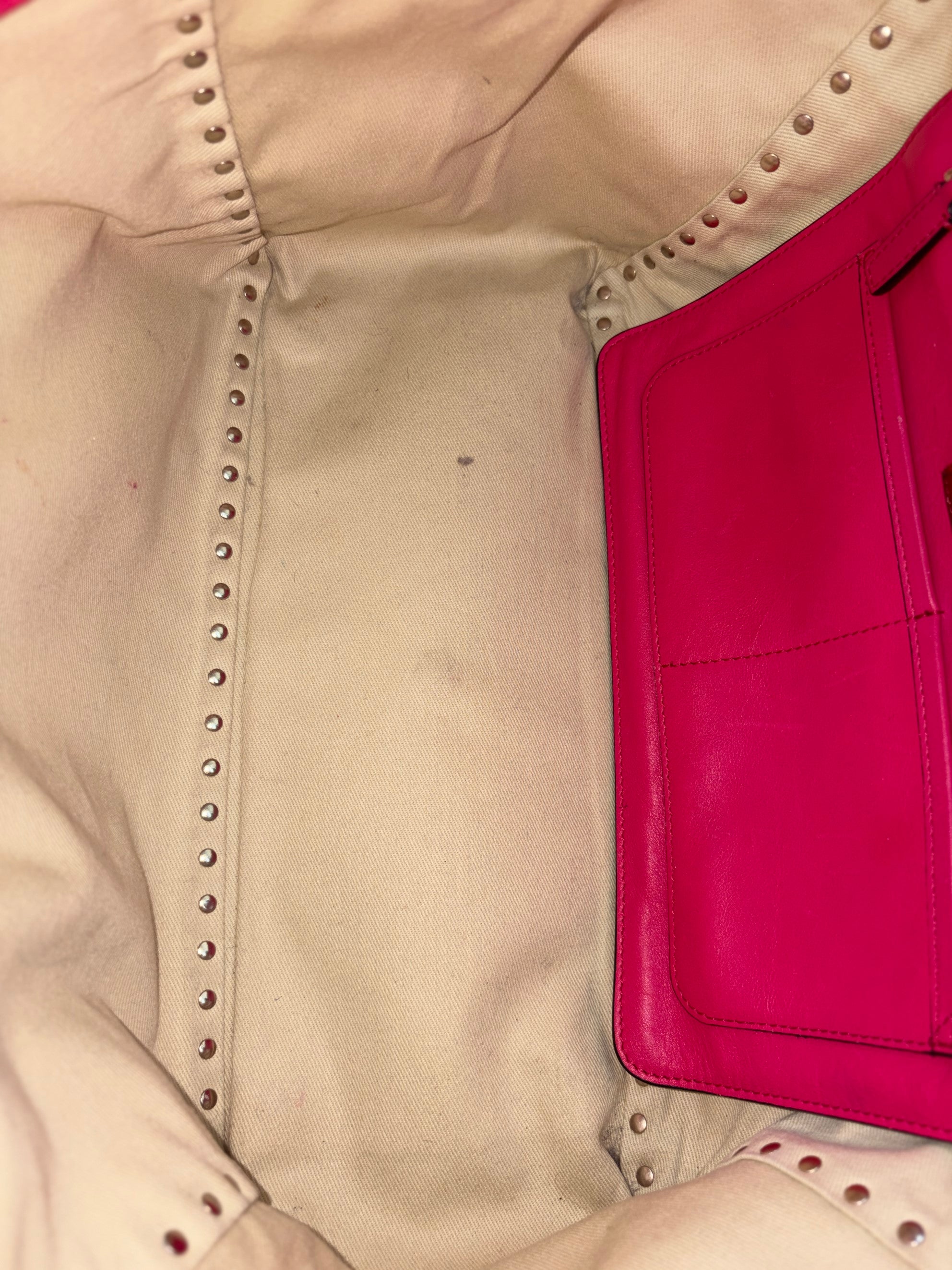 Valentino hot pink rock stud medium