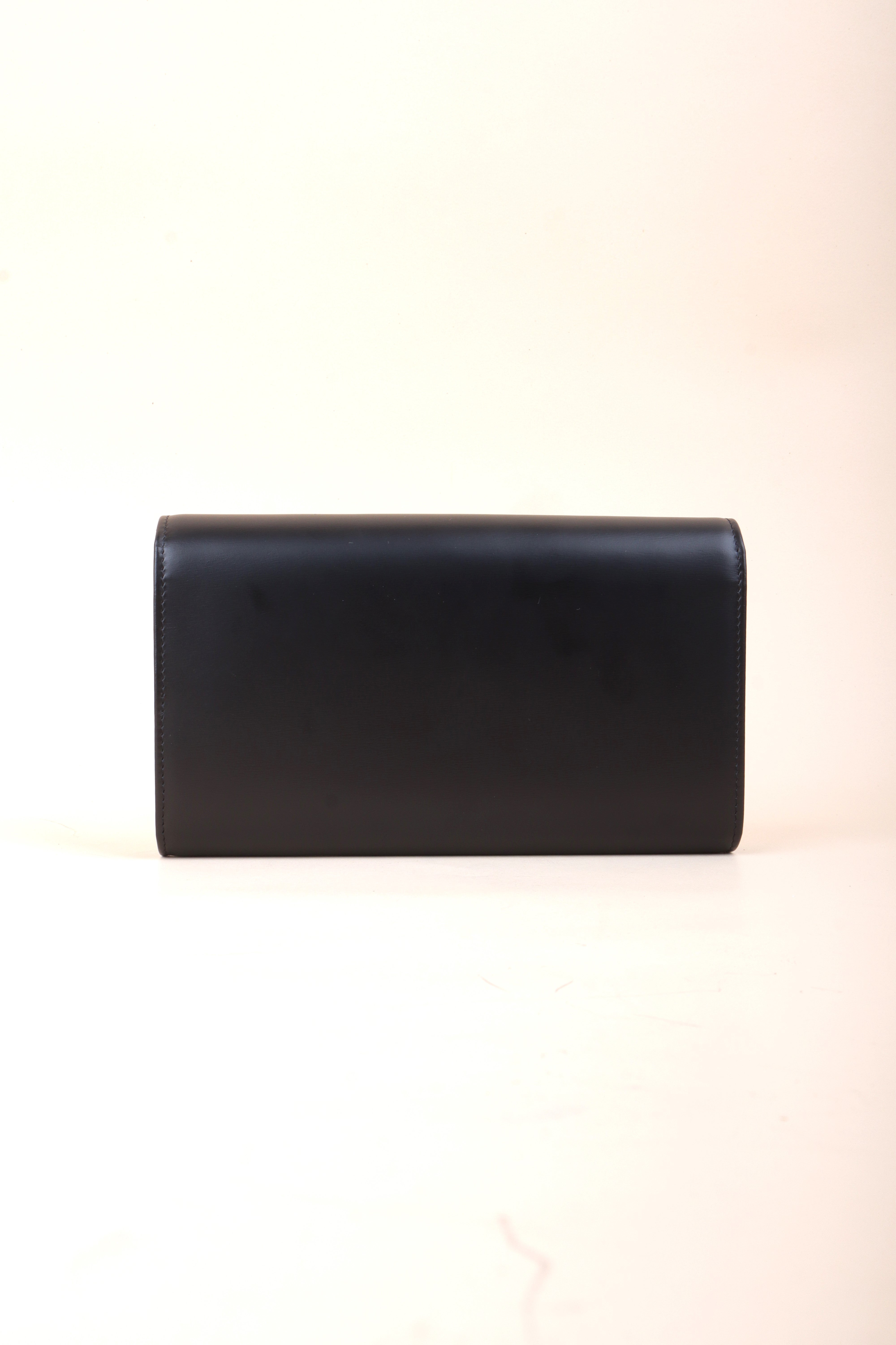 Cartier Black Panthere Trifold Long Wallet