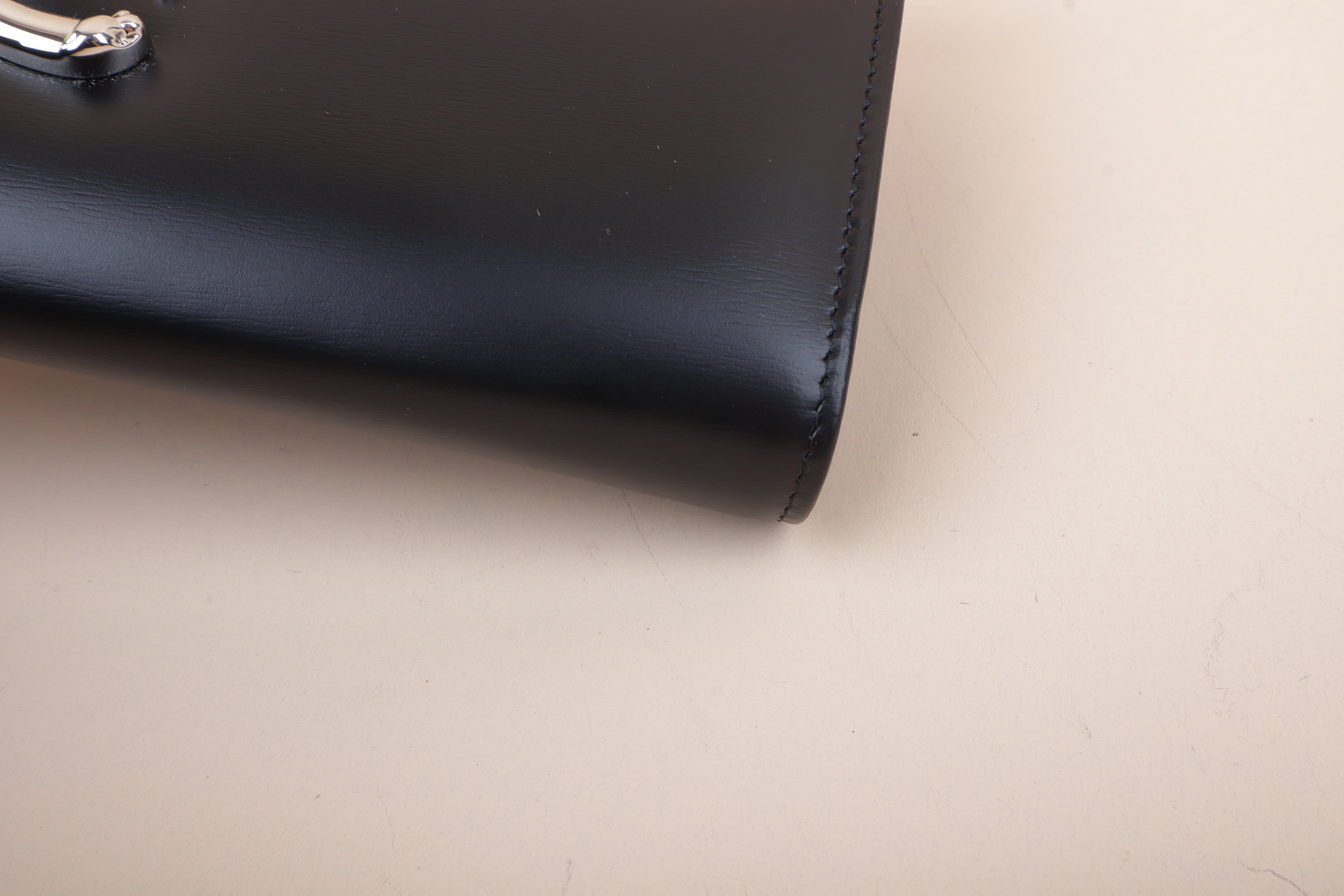 Cartier Black Panthere Trifold Long Wallet