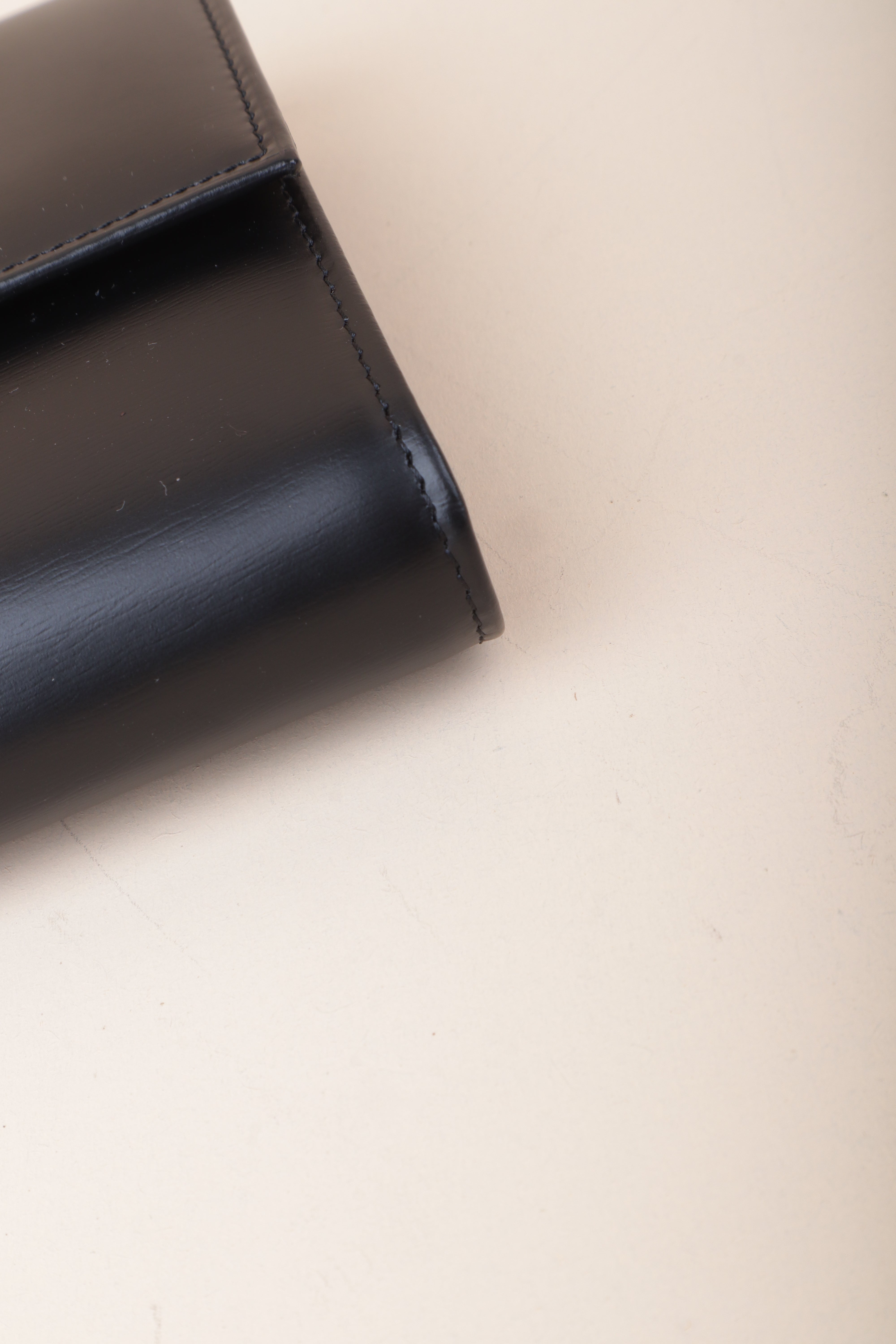 Cartier Black Panthere Trifold Long Wallet