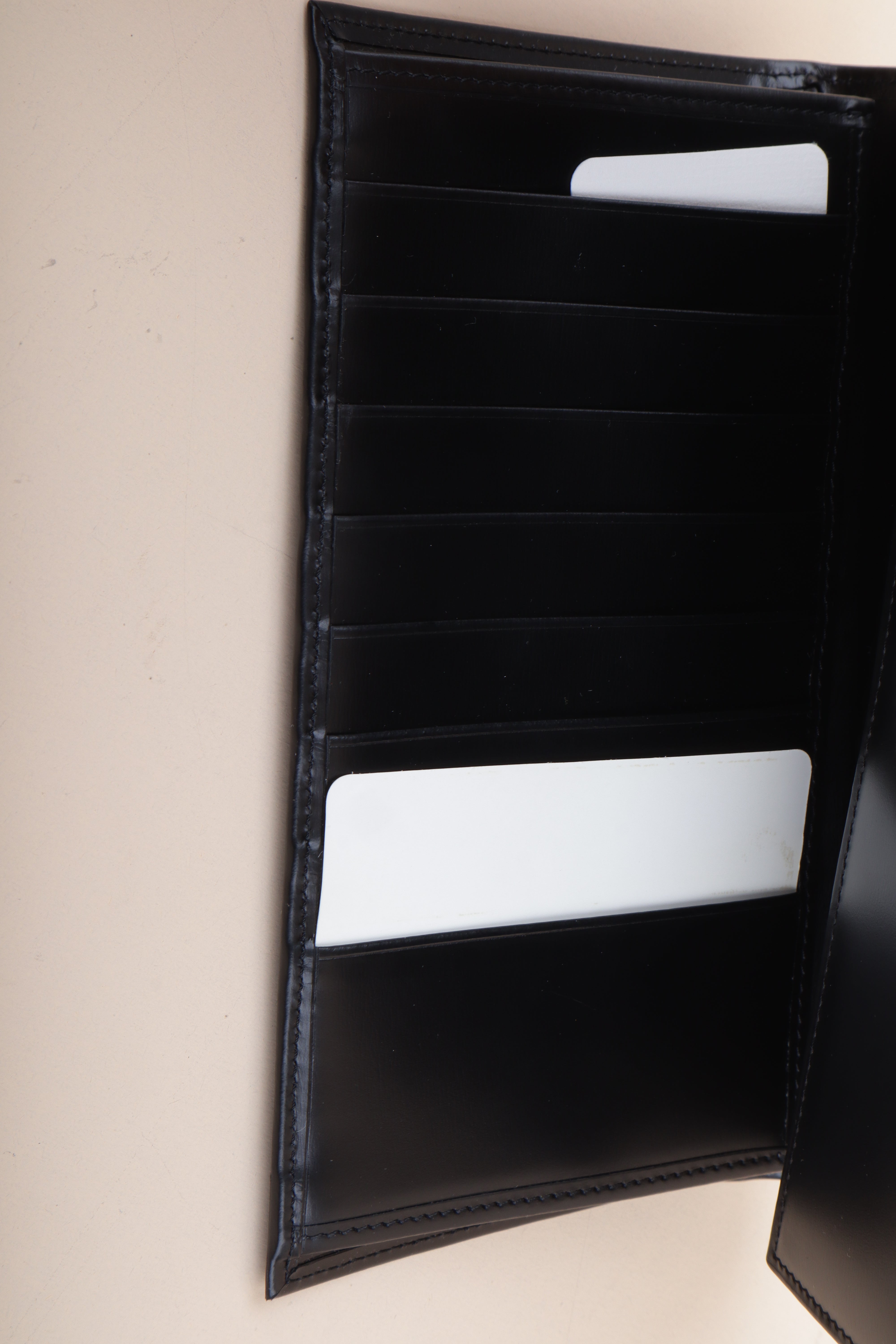 Cartier Black Panthere Trifold Long Wallet