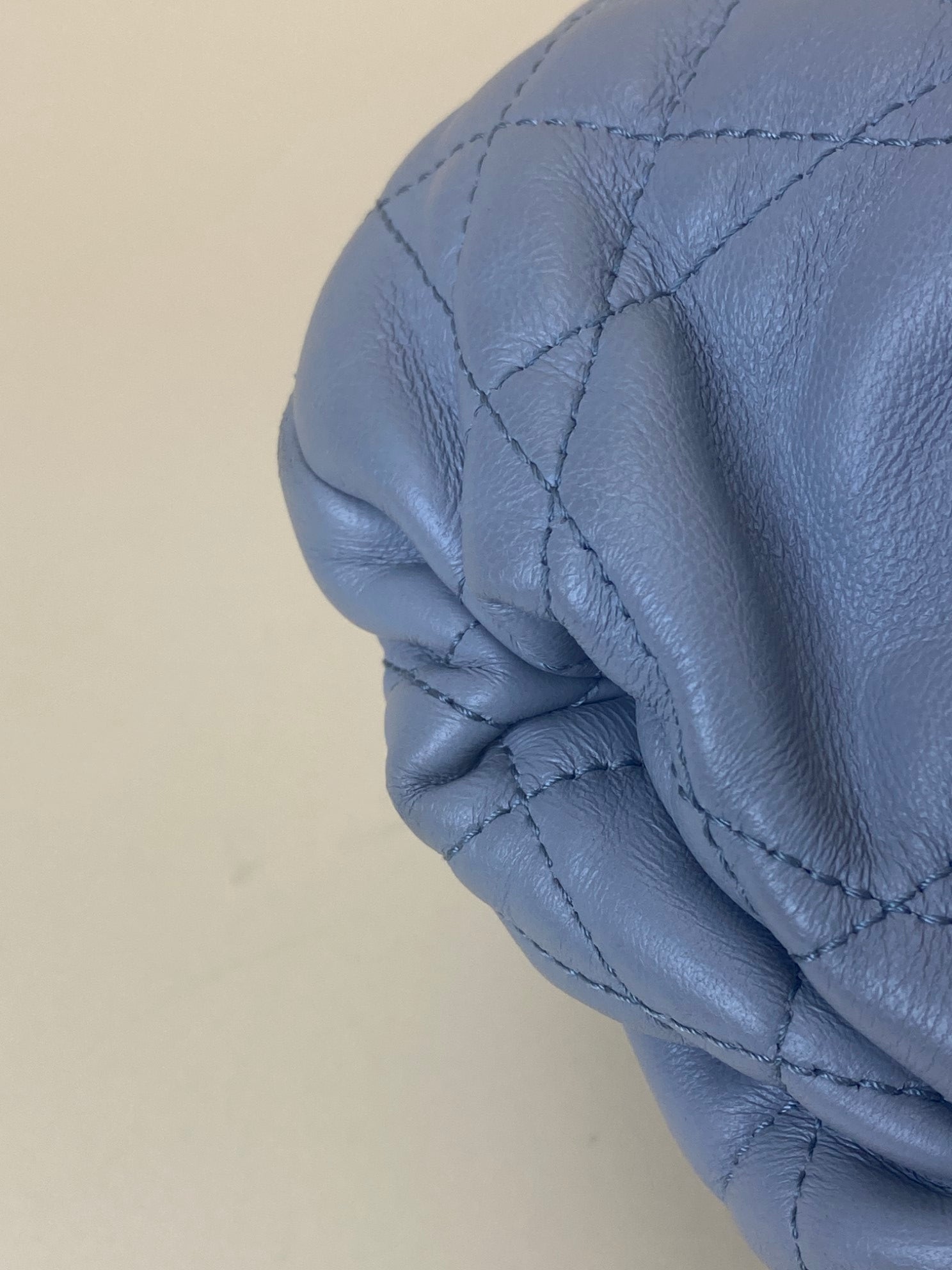 Christian Dior grey cannage Ammi medium bucket bag