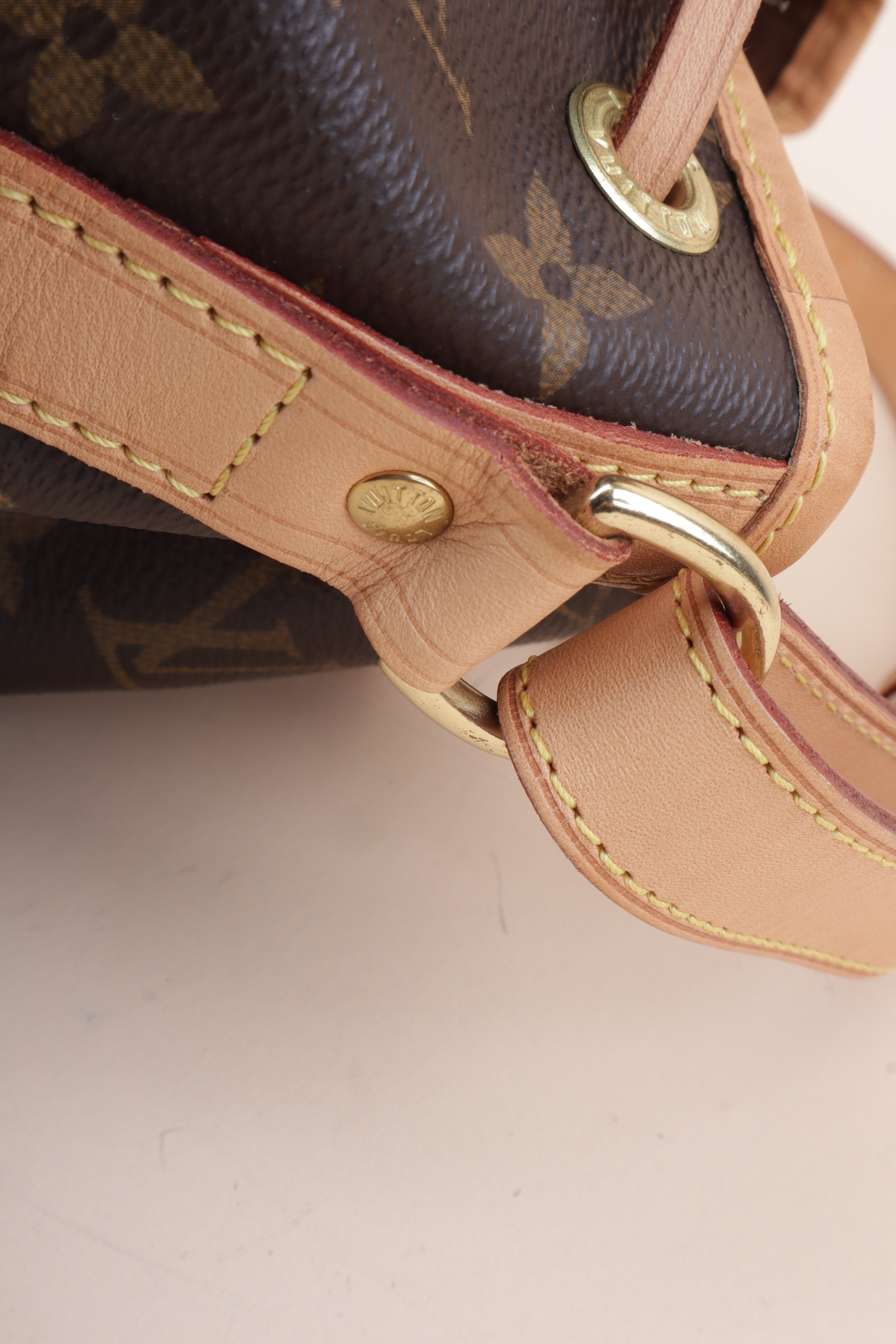 Louis Vuitton Brown Monogram Petit Noe Shoulder Bag