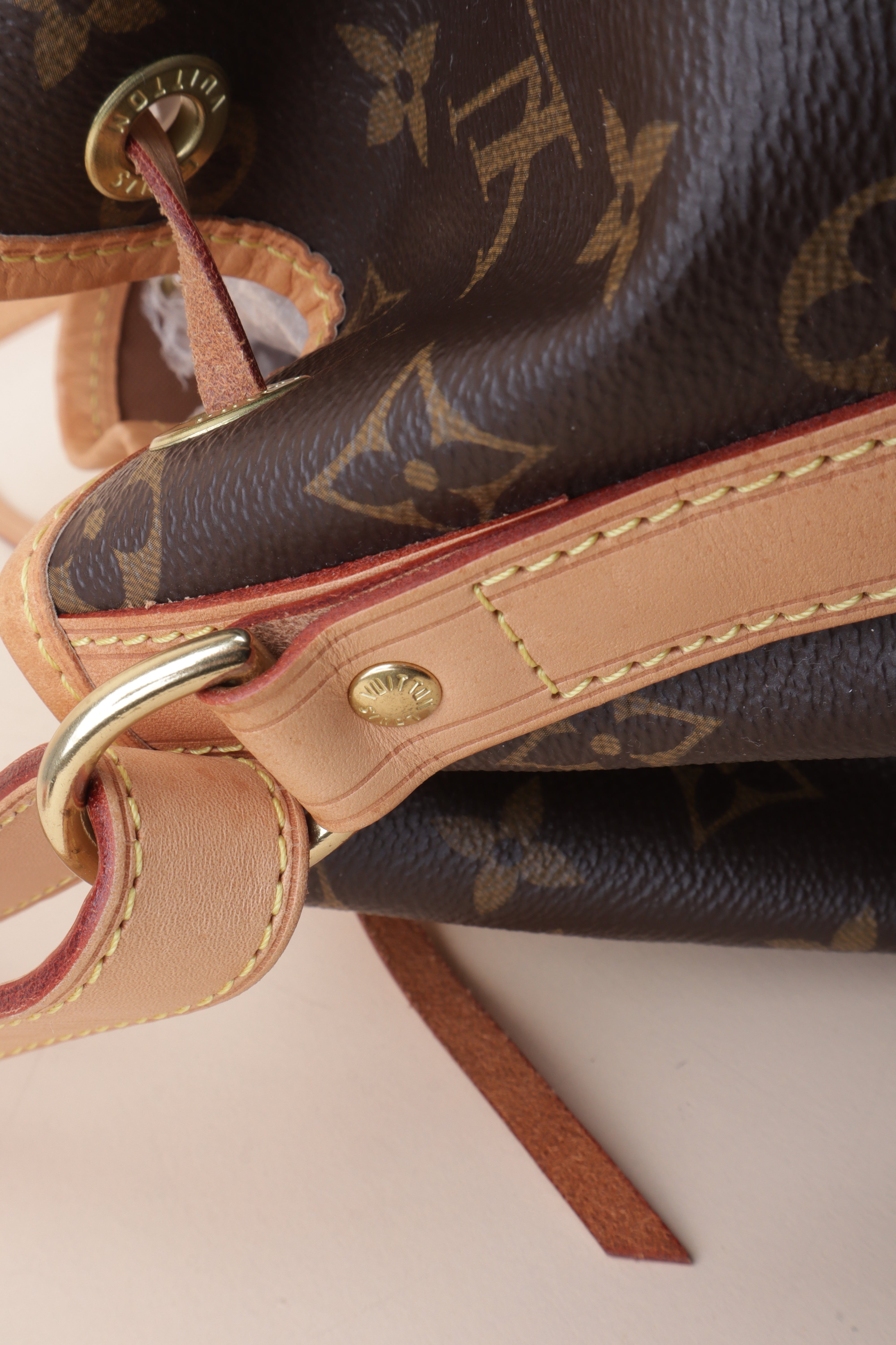 Louis Vuitton Brown Monogram Petit Noe Shoulder Bag