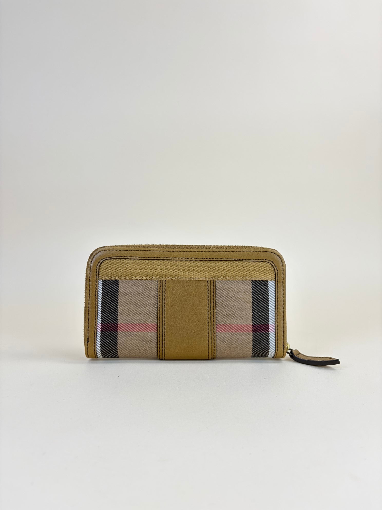 Burberry Beige House Check Wallet