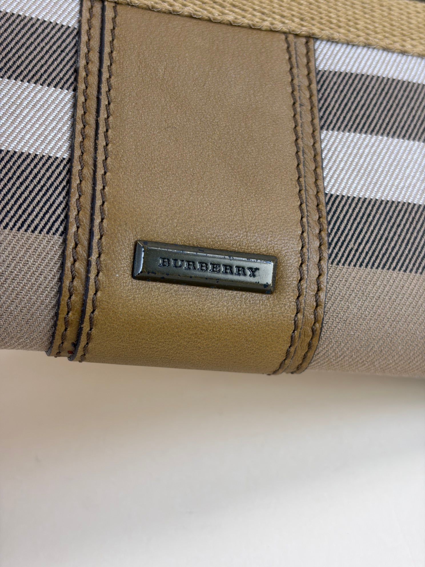 Burberry Beige House Check Wallet