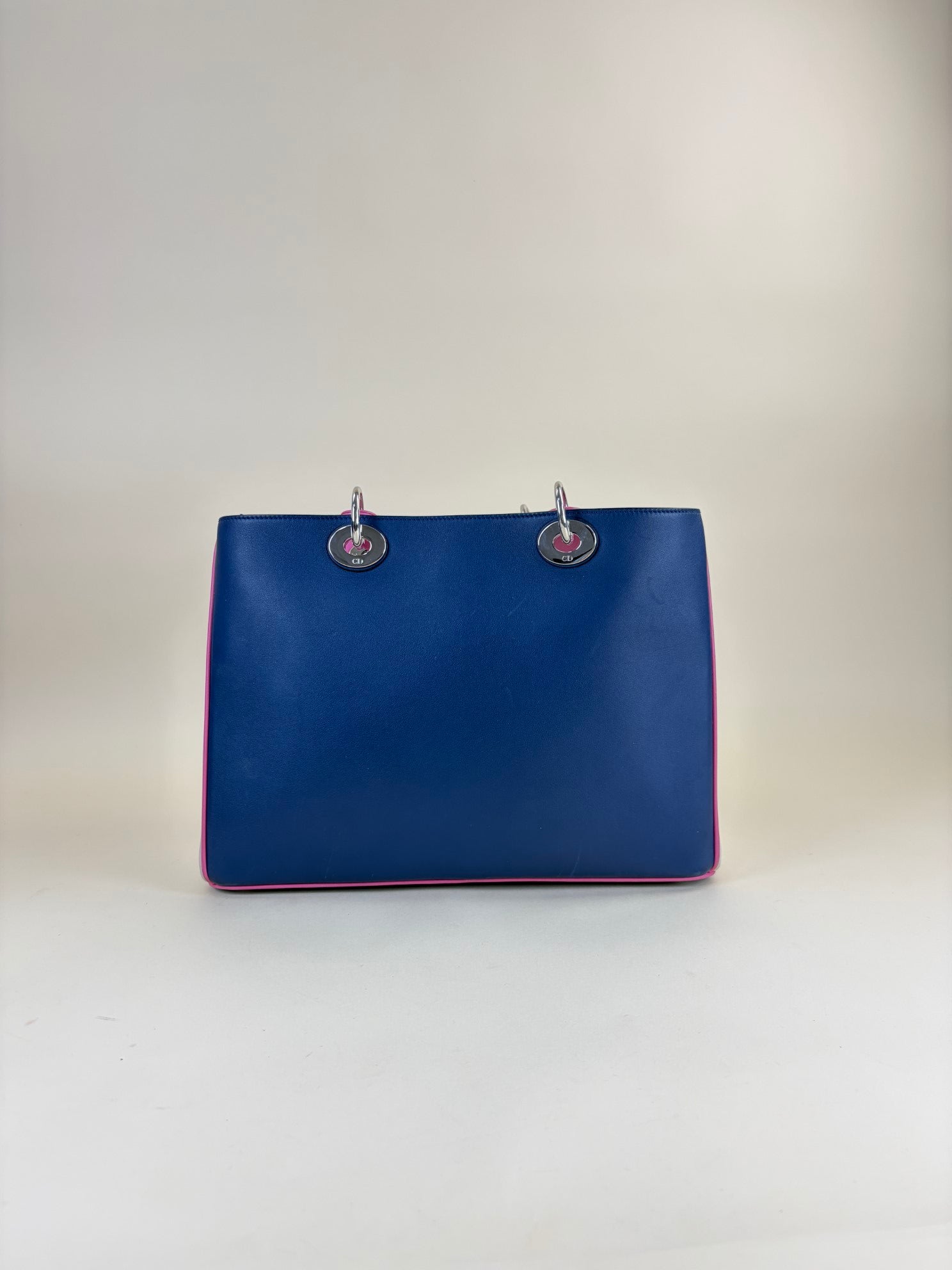 Christian Dior Tricolor Diorissimo Medium Tote Bag