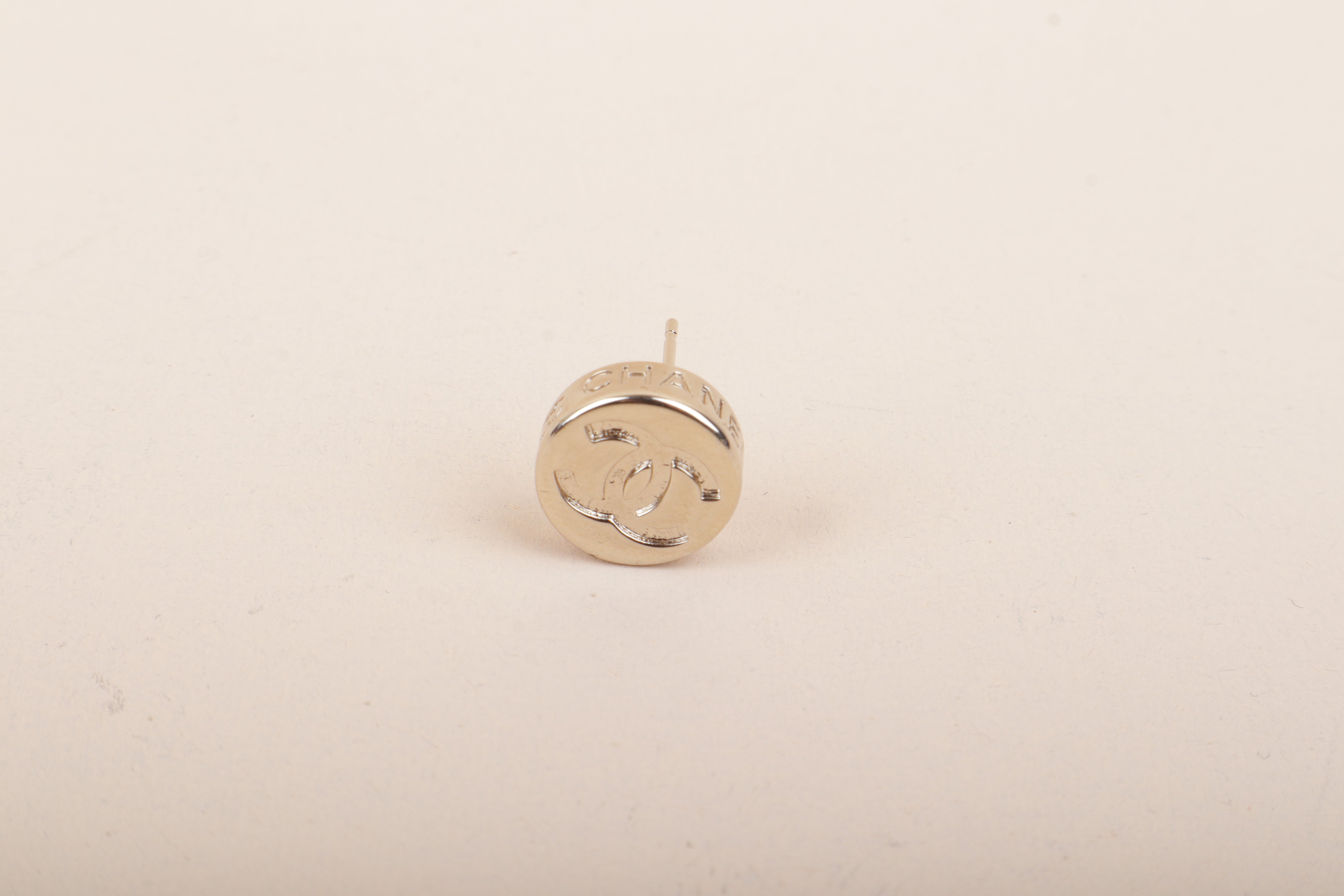 Chanel Gold CC Logo Earrings
