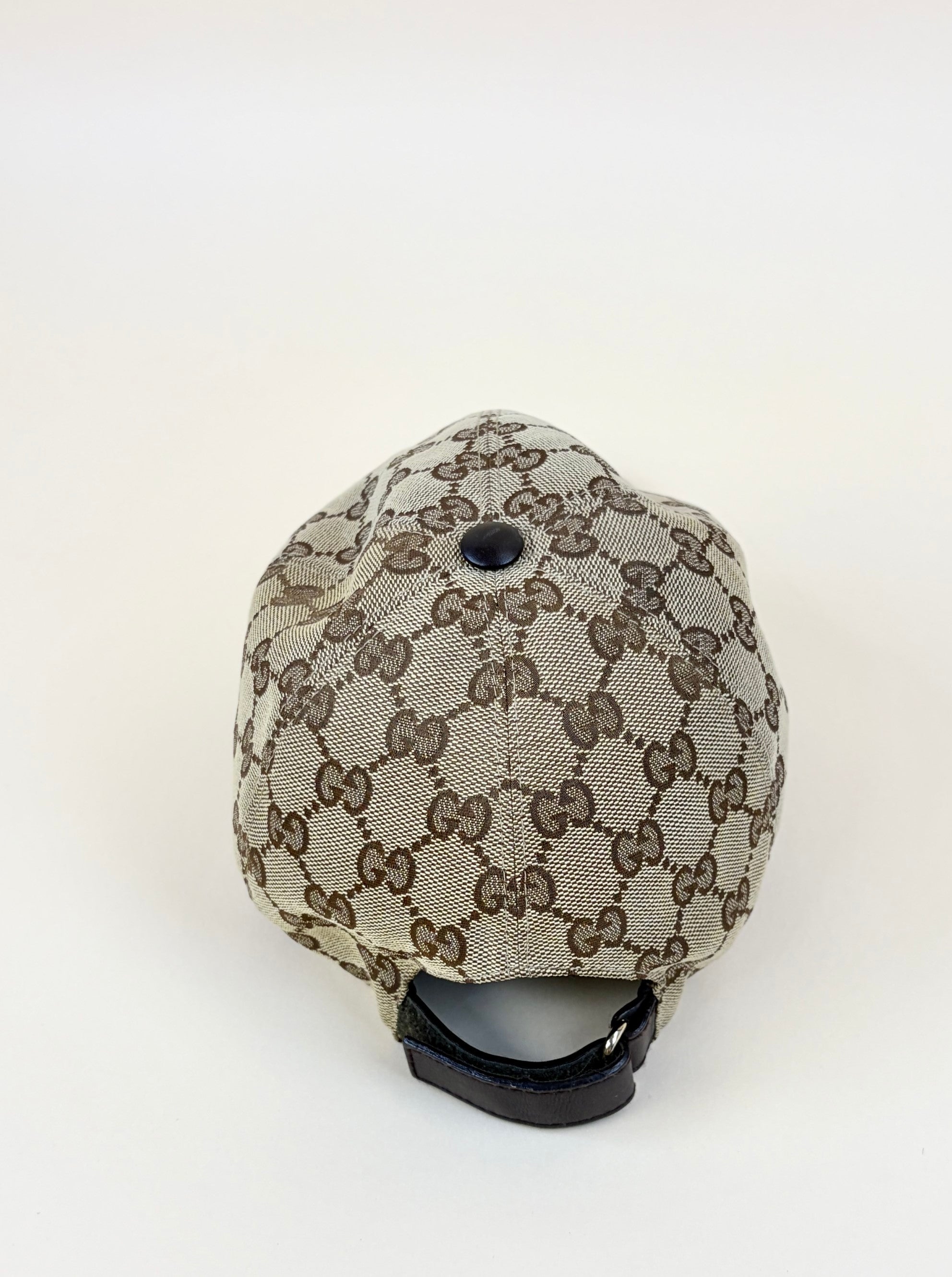 Gucci Ebony GG Web Baseball Hat