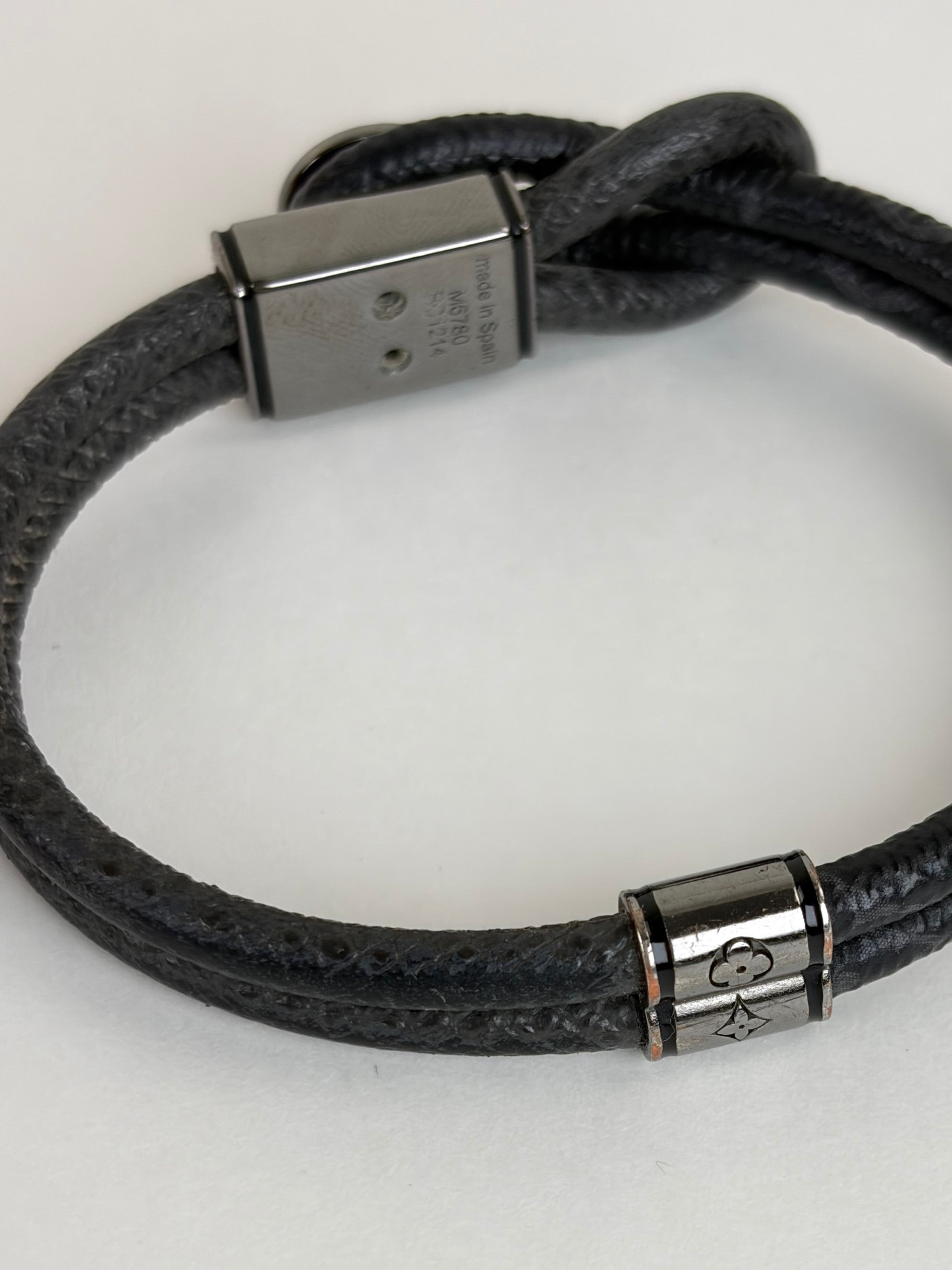 Louis Vuitton Monogram Eclipse Loop It Bracelet
