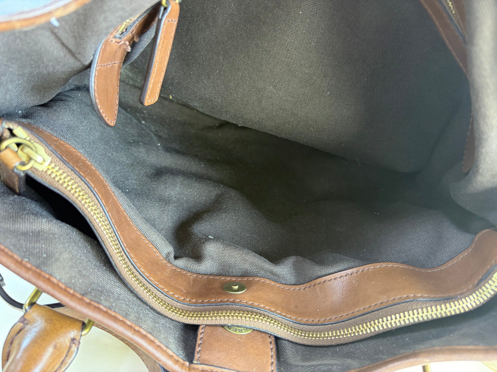 Burberry Brown Smoked Check Tote Northfield Bag with Strap