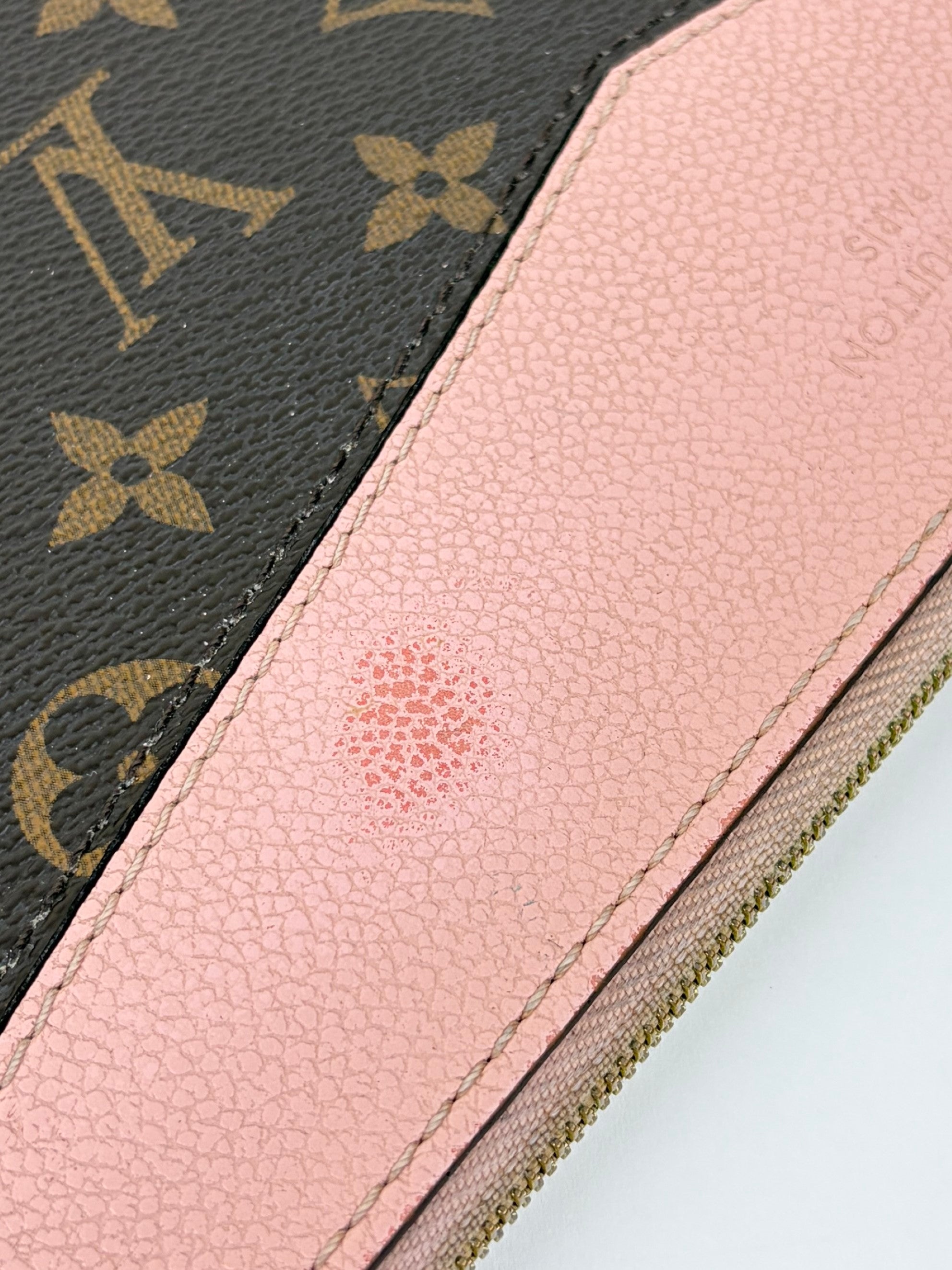 Louis Vuitton pink monogram daily pouch