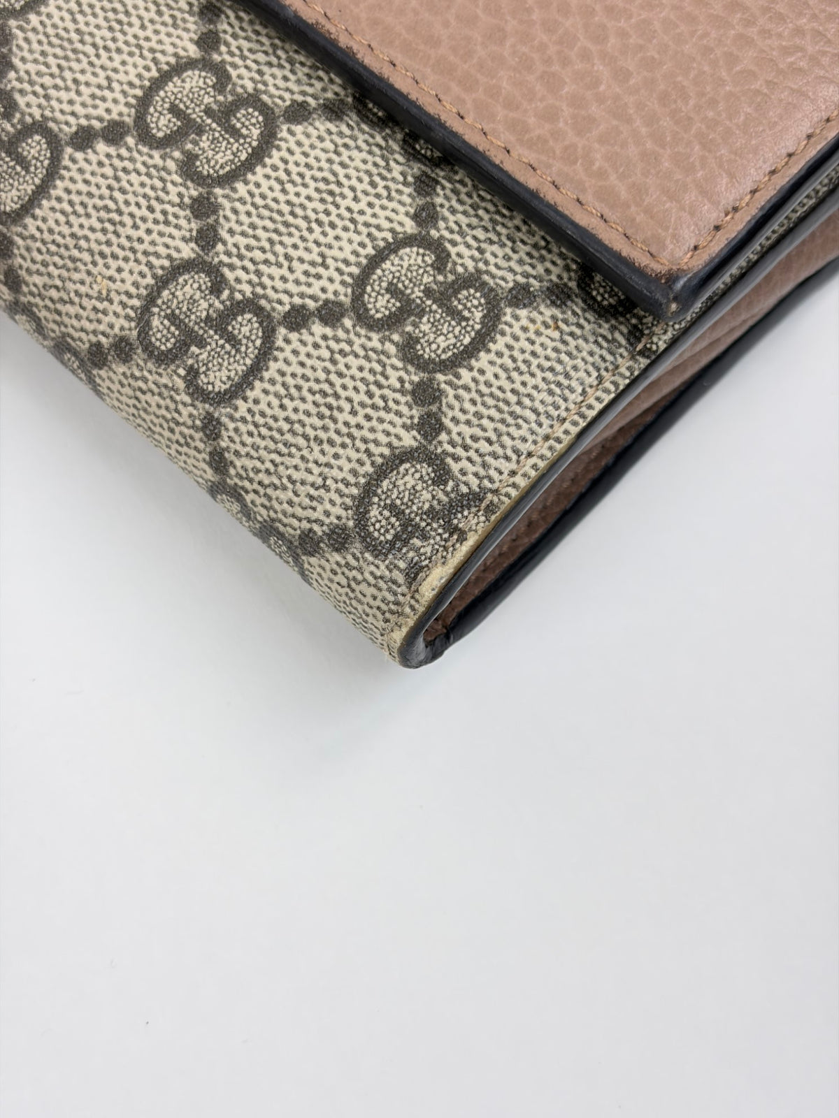 Gucci Bicolor GG Marmont Continental Wallet