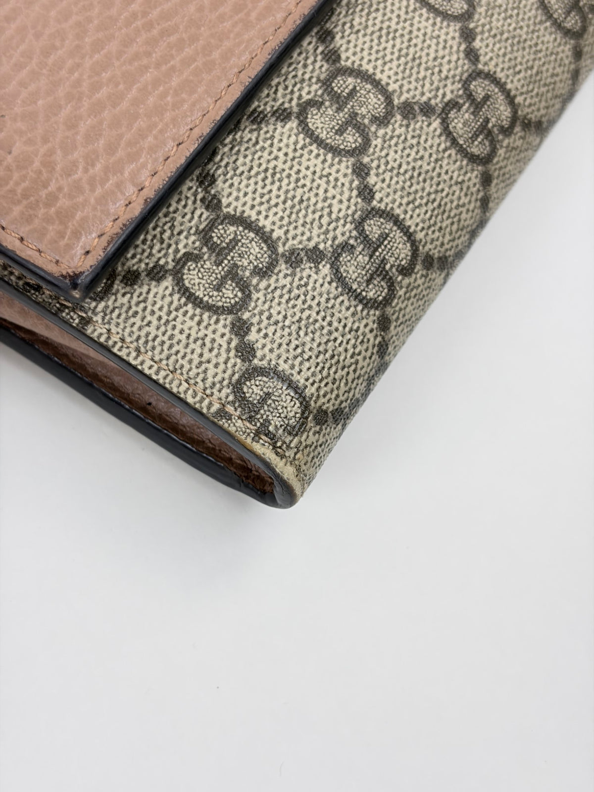Gucci Bicolor GG Marmont Continental Wallet