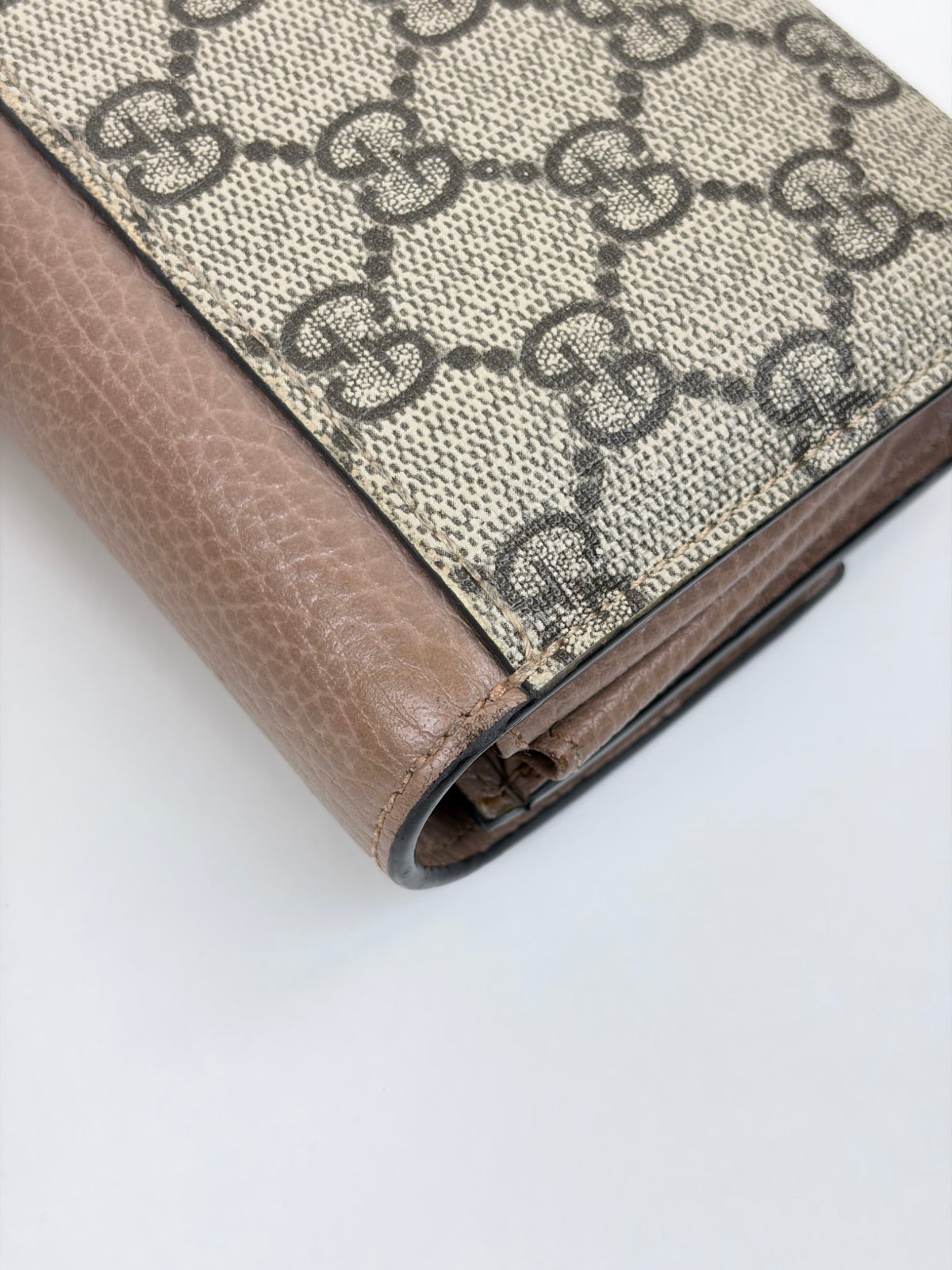 Gucci Bicolor GG Marmont Continental Wallet