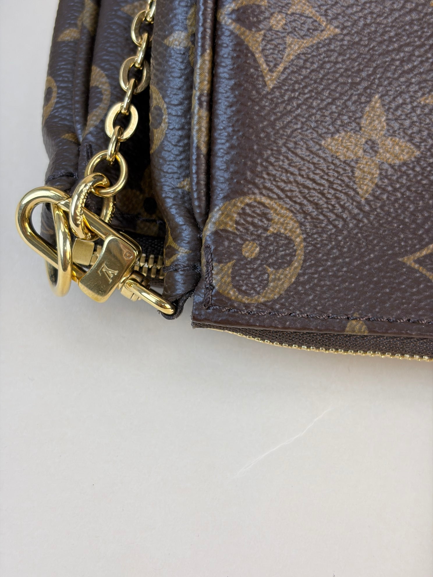 Louis Vuitton Monogram Khaki Multi Pochette Shoulder Bag