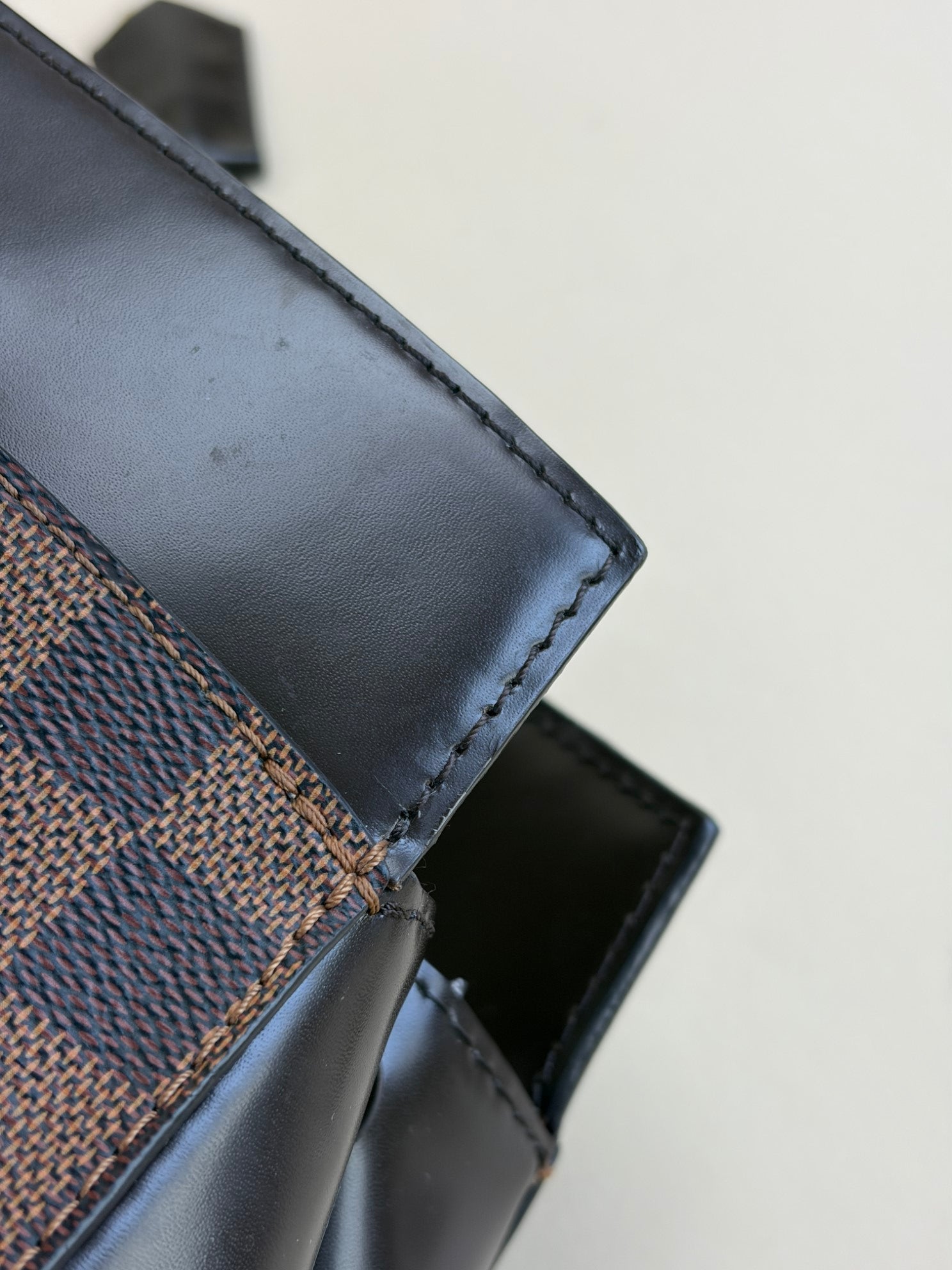 Louis Vuitton Damier Ebene Rivoli MM Tote Bag with Strap