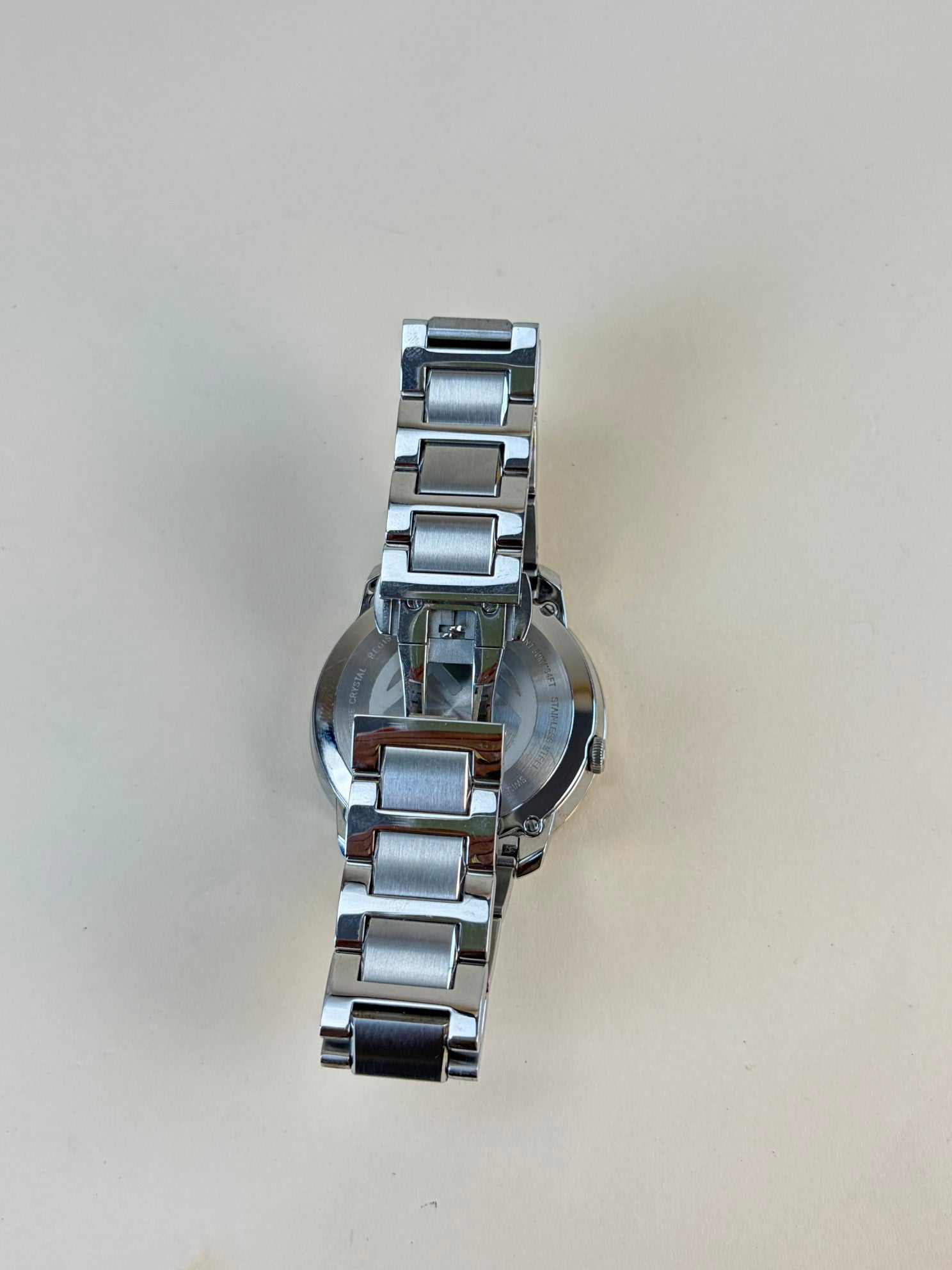 Fendi Silver Stainless Steel 41mm Runaway Quartz Watch