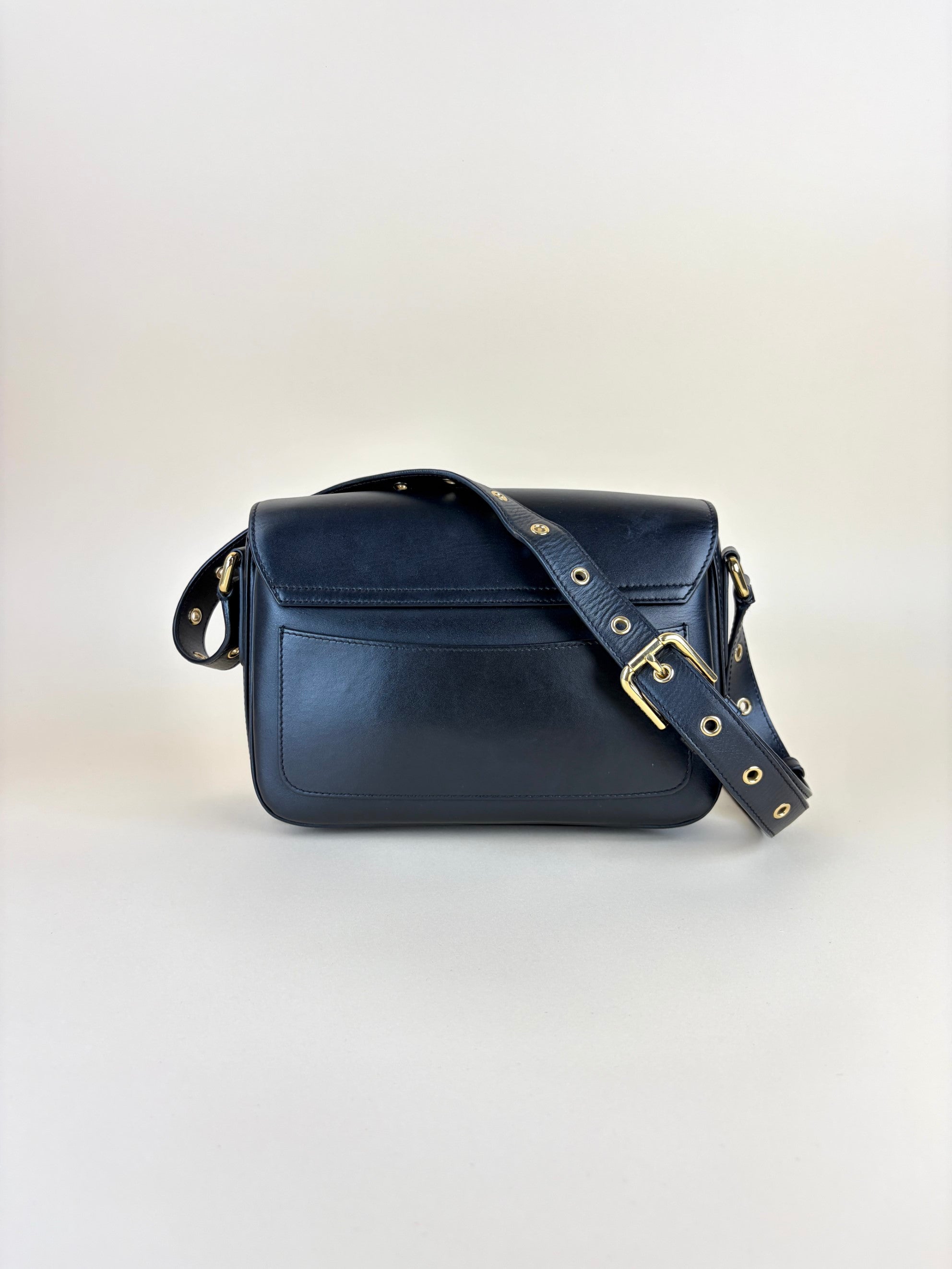 Dolce & Gabbana black leather millennials