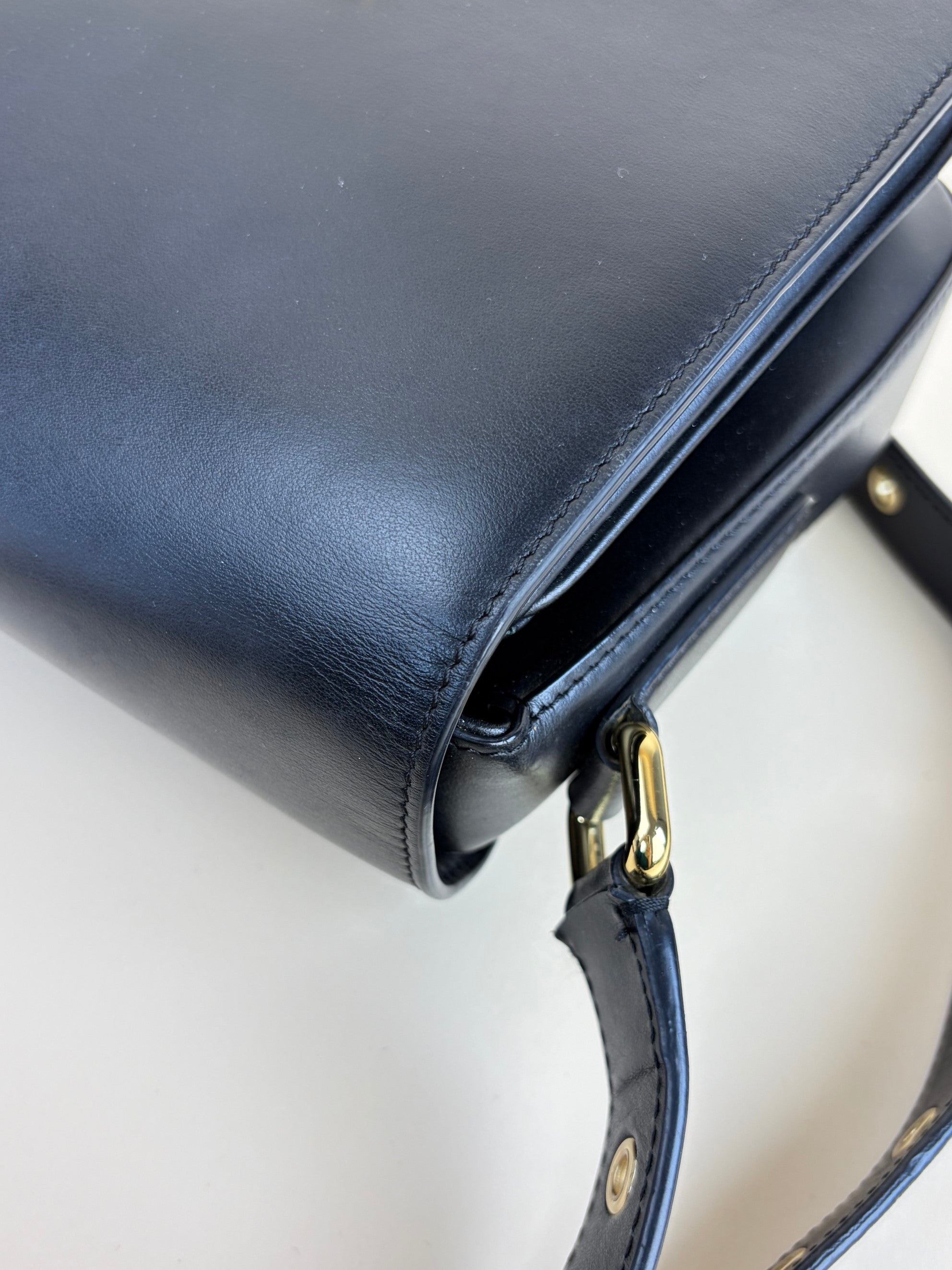 Dolce & Gabbana black leather millennials