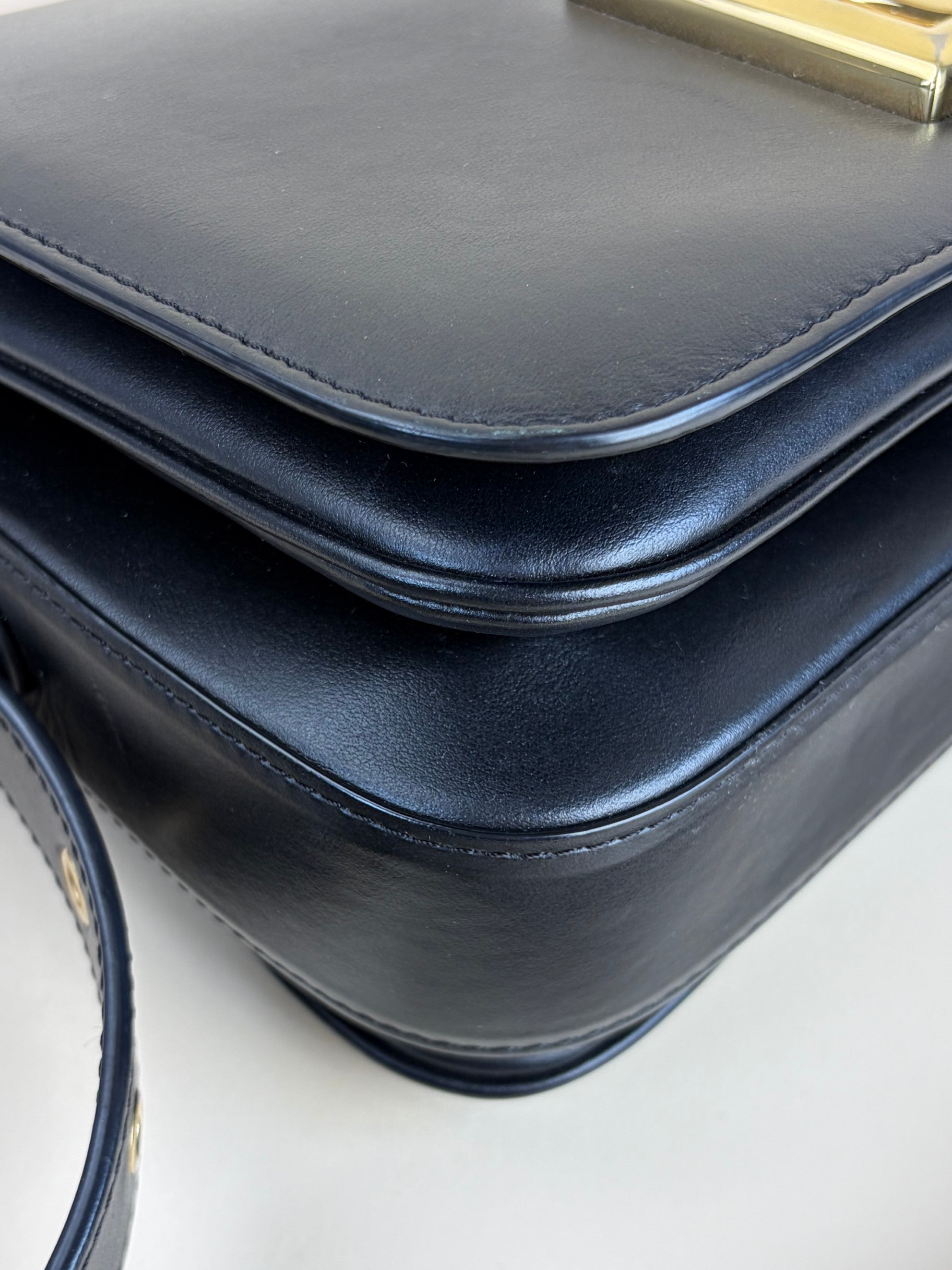 Dolce & Gabbana black leather millennials
