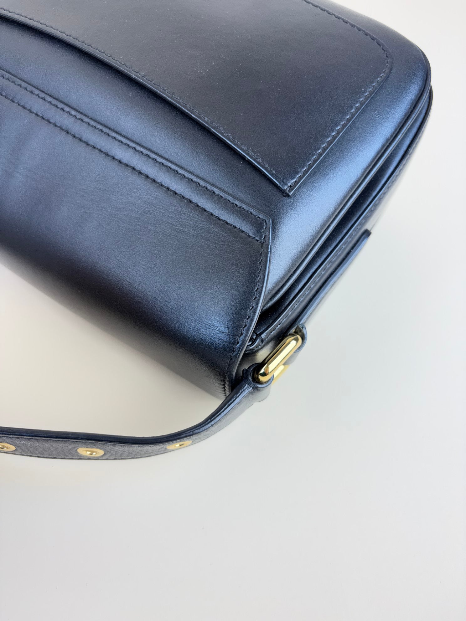 Dolce & Gabbana black leather millennials
