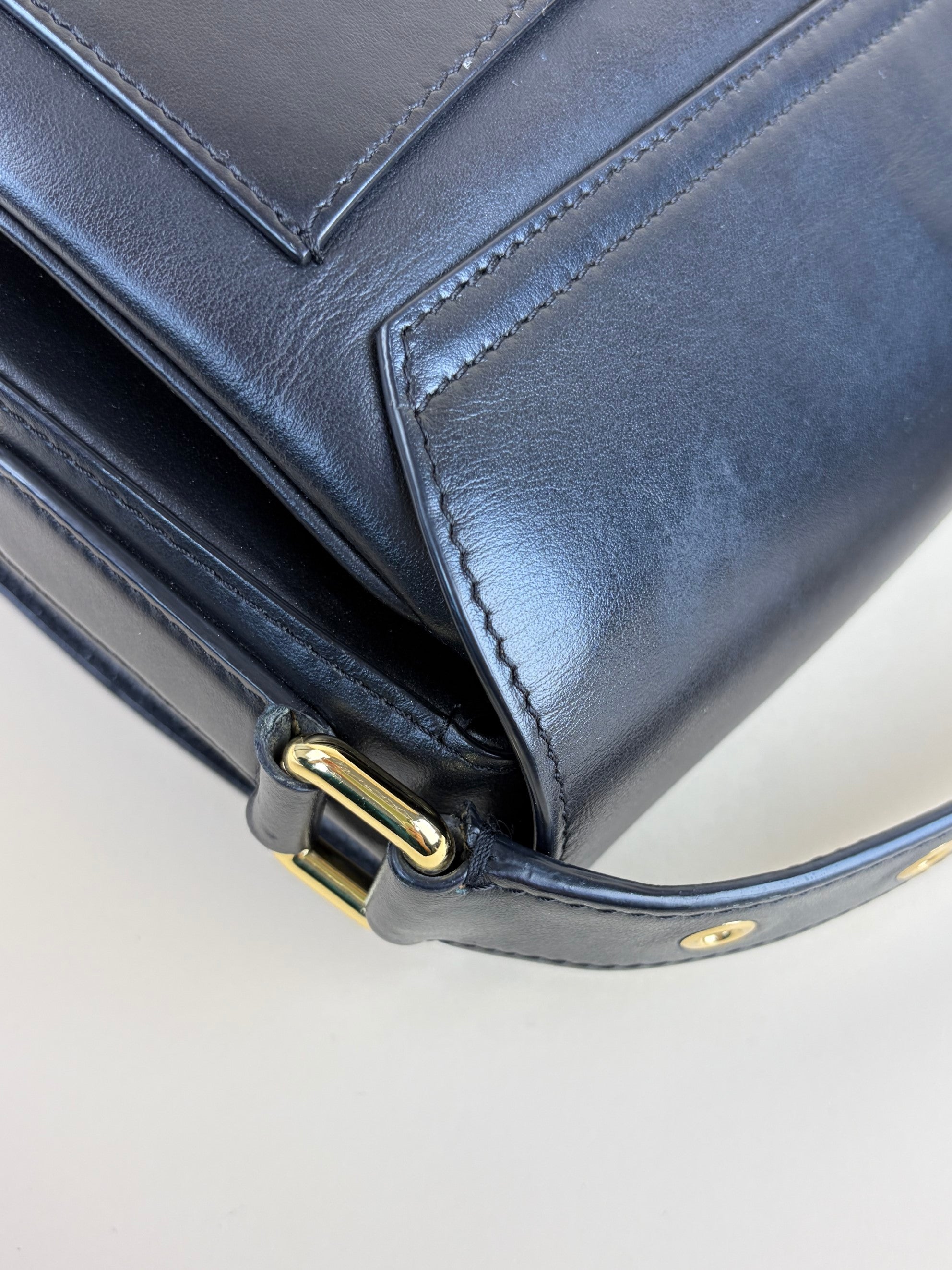 Dolce & Gabbana black leather millennials