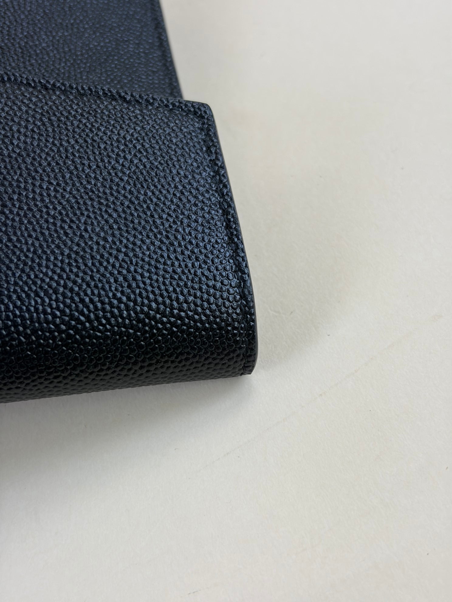 YSL Black Uptown Pouch