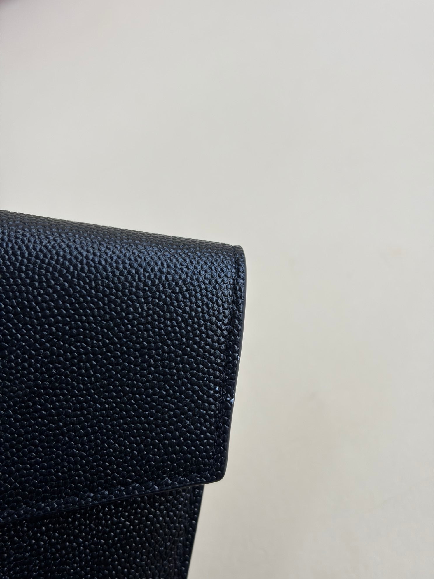 YSL Black Uptown Pouch