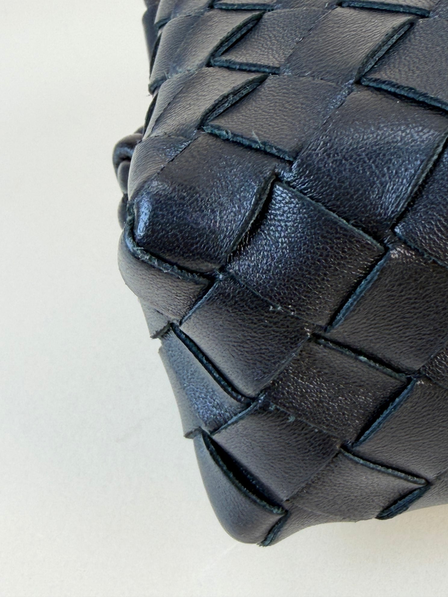 Bottega Veneta Black Intrecciato Mini Loop Camera Bag