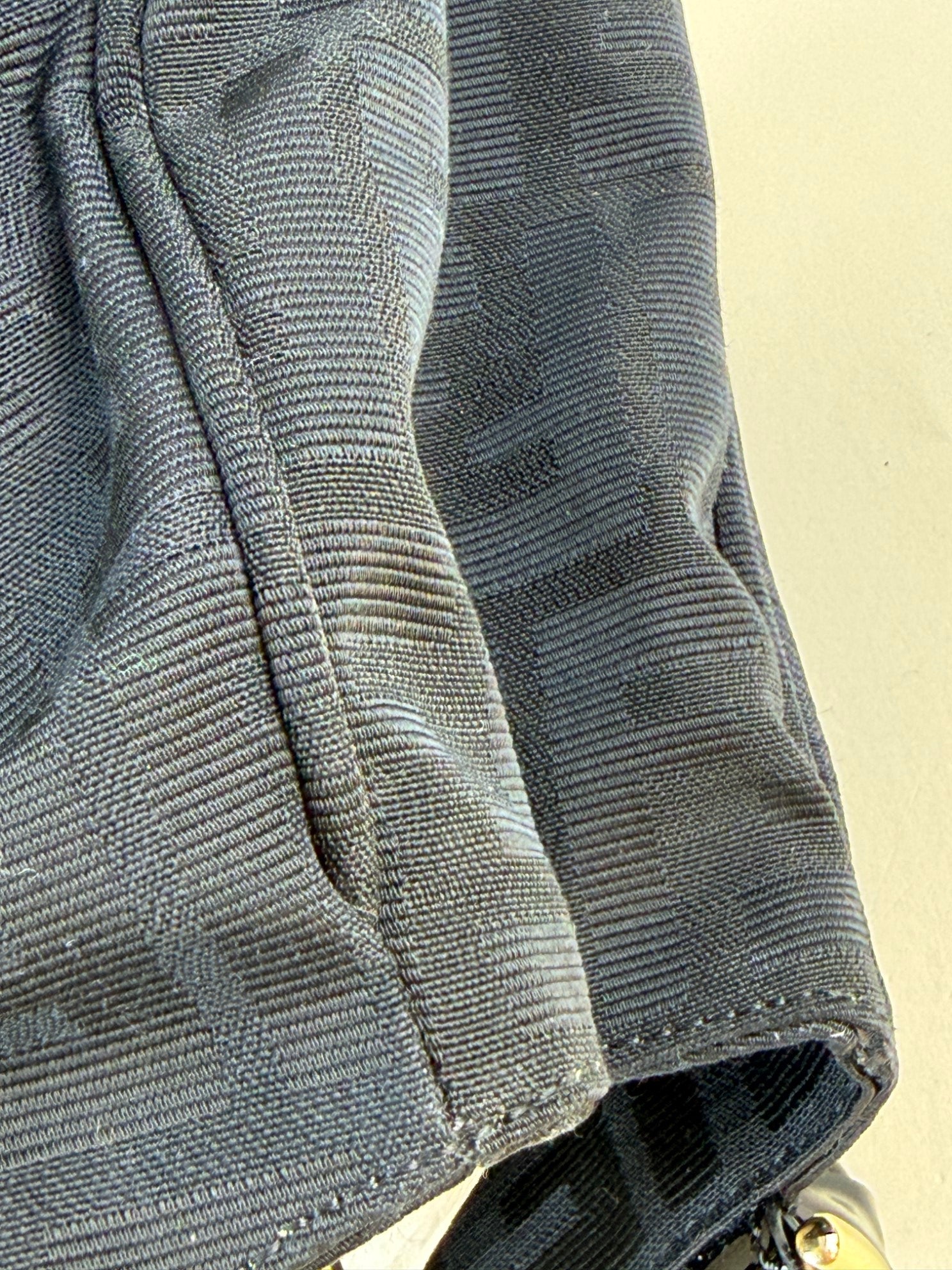 Fendi Black Print Small Mia Tote Bag